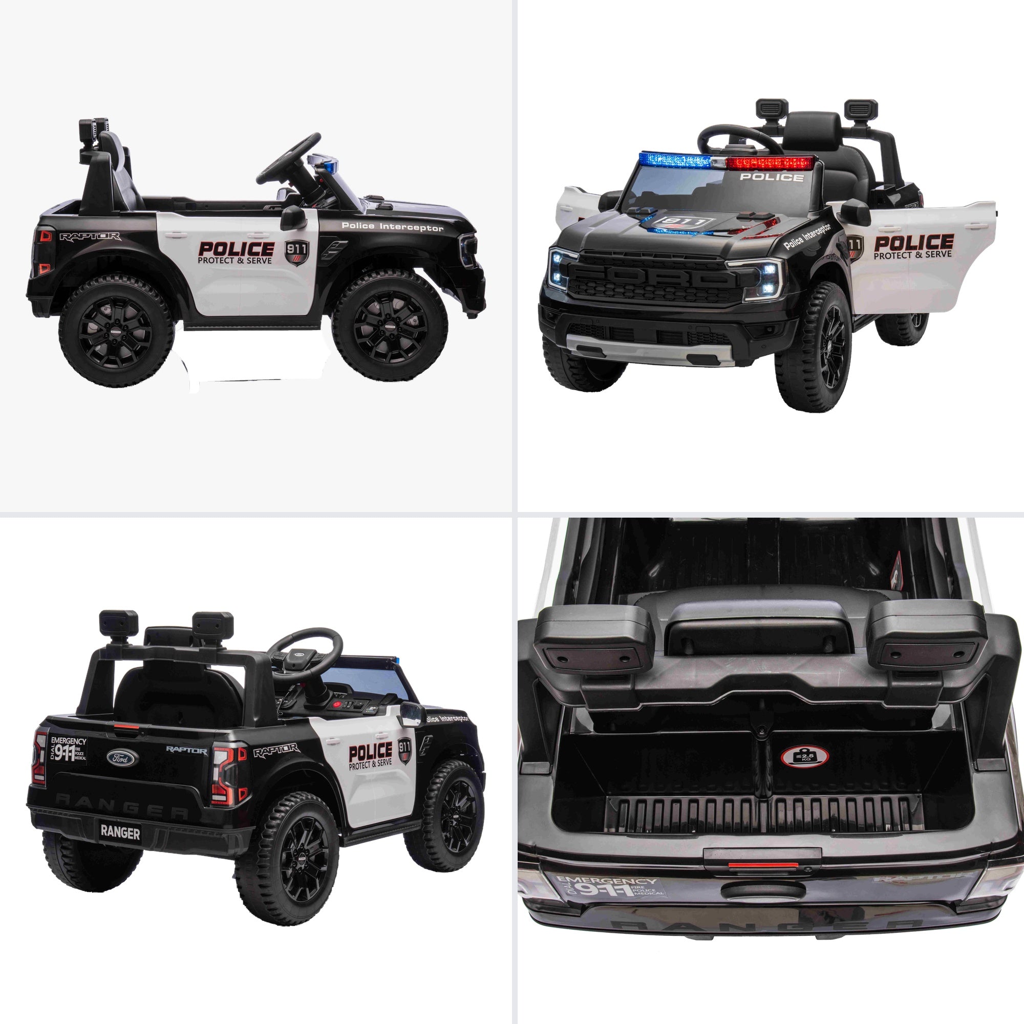 Licensed Ford Ranger Raptor Police