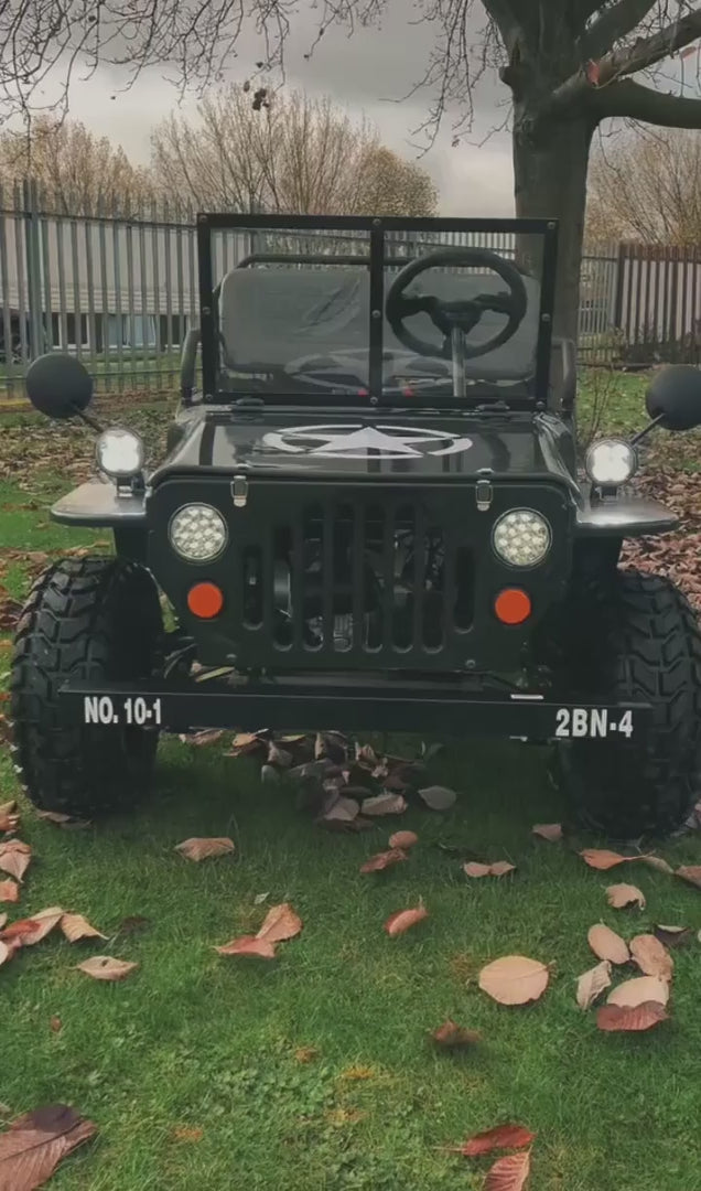 RiiRoo 24V 4WD Off-Road Army Jeep