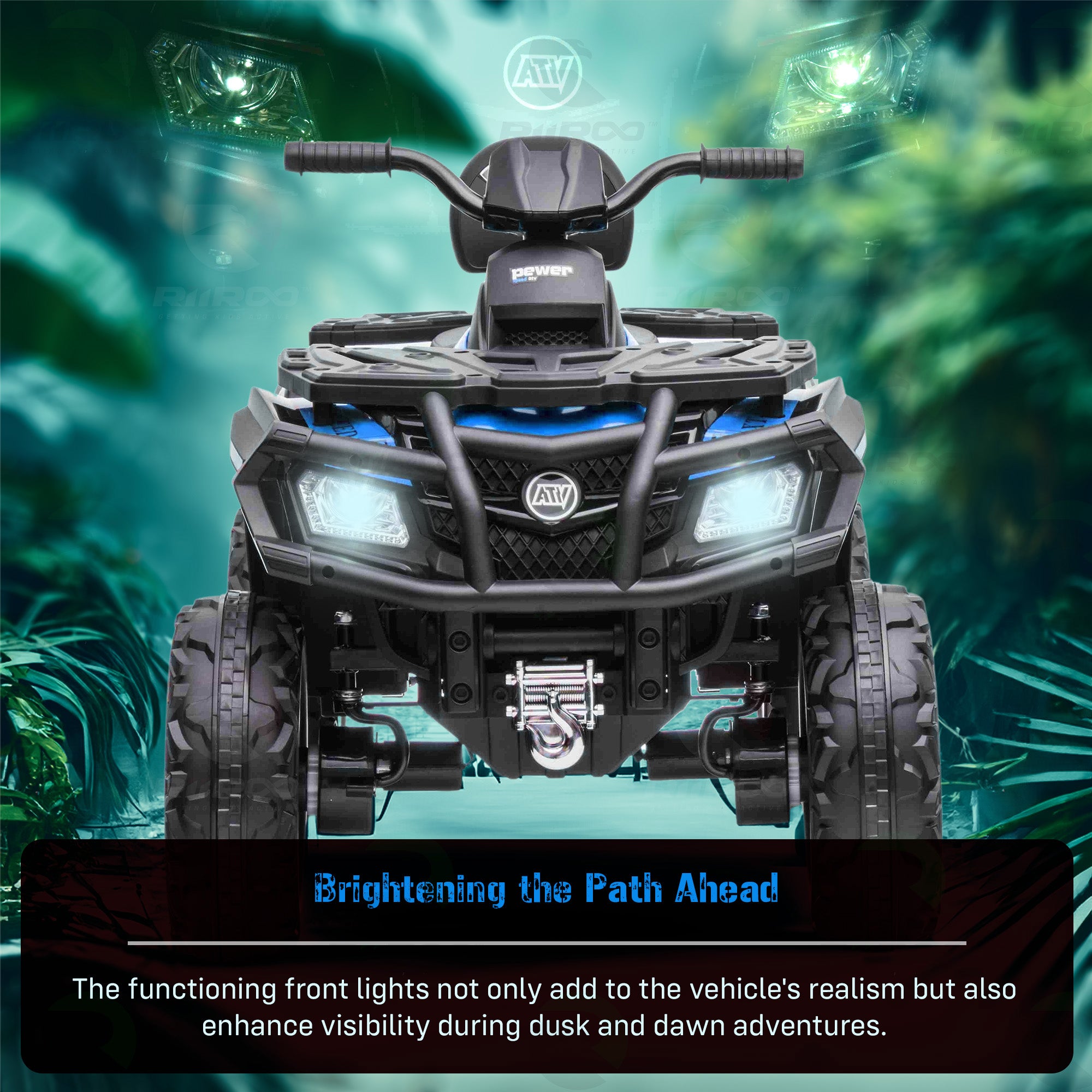24V RiiRoo Fortress Electric Quad ATV