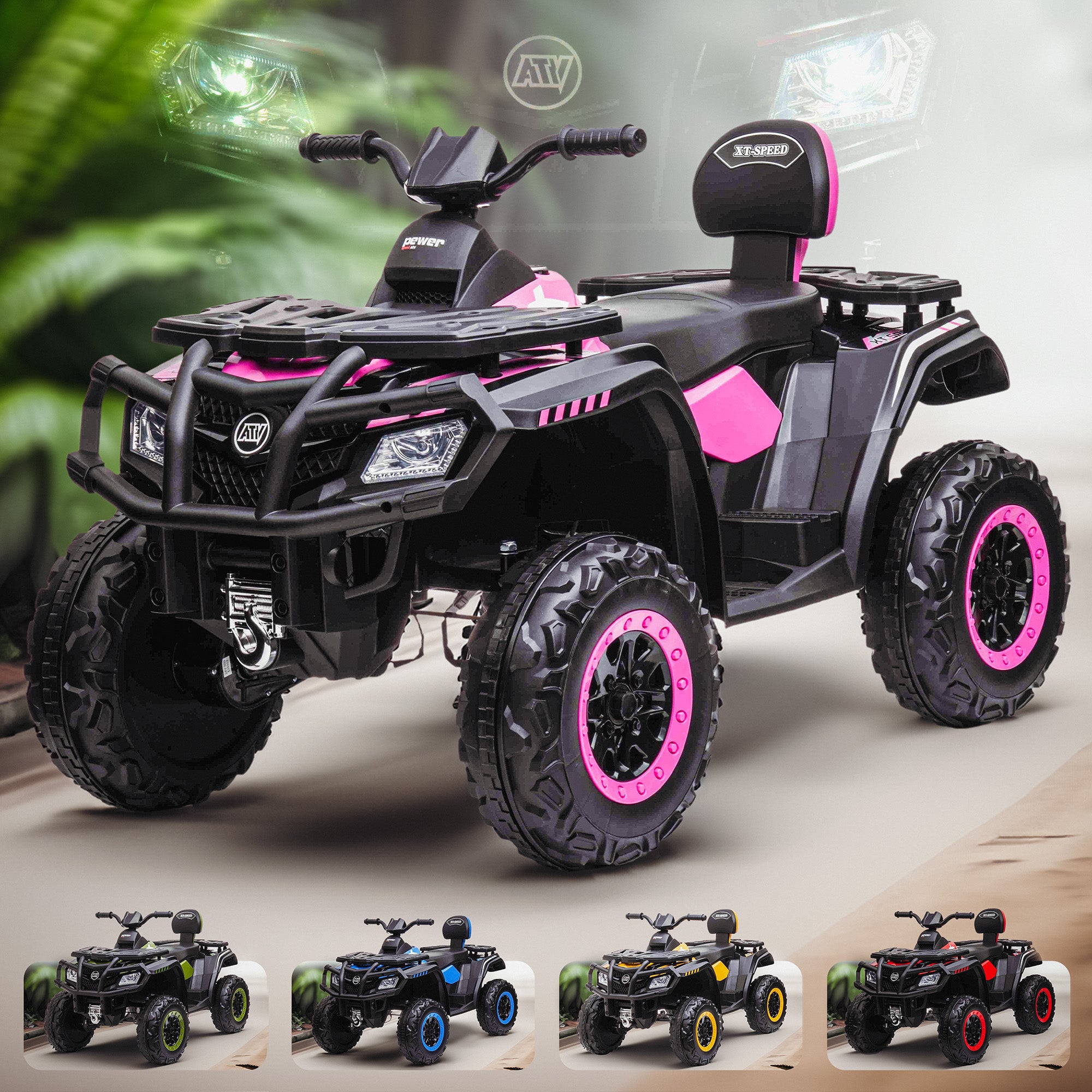 24V RiiRoo Fortress Electric Quad ATV