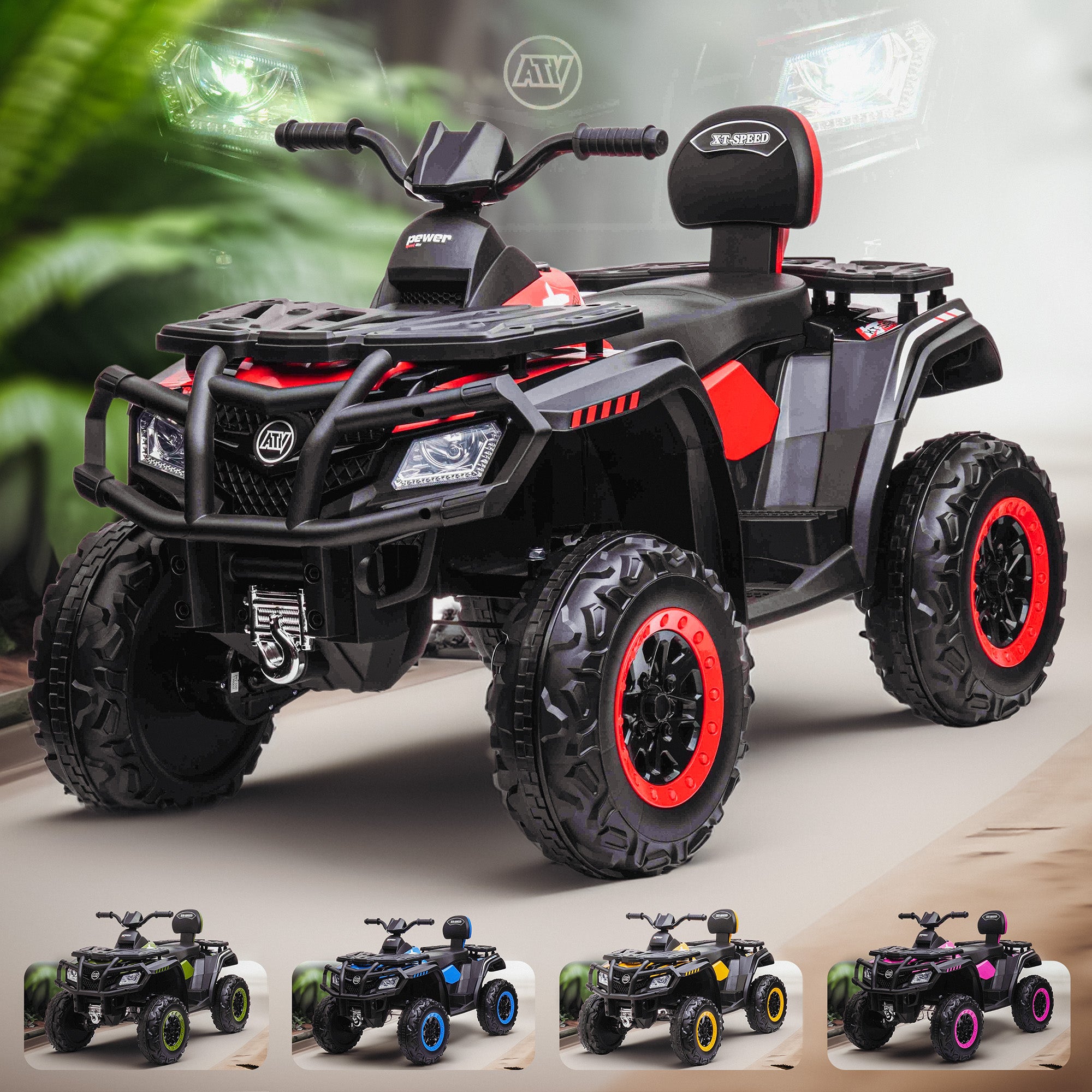24V RiiRoo Fortress Electric Quad ATV