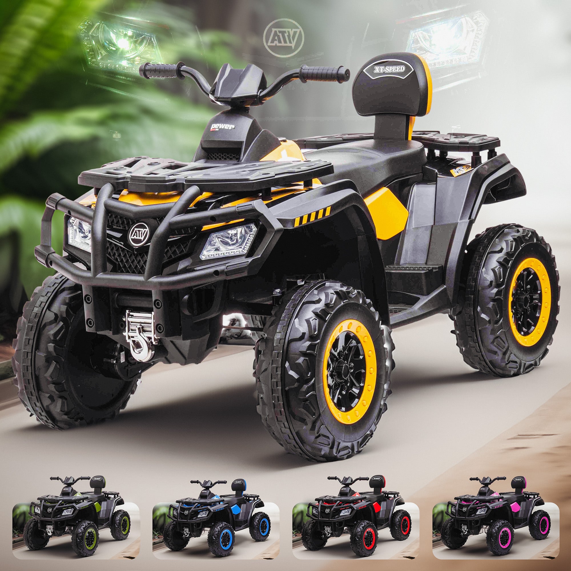 24V RiiRoo Fortress Electric Quad ATV