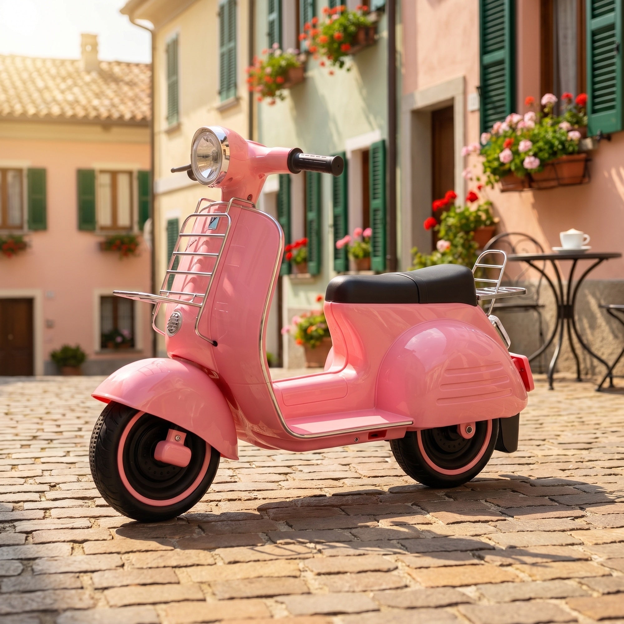 RiiRoo BellaScoot Electric Kids Ride-On Scooter 12V