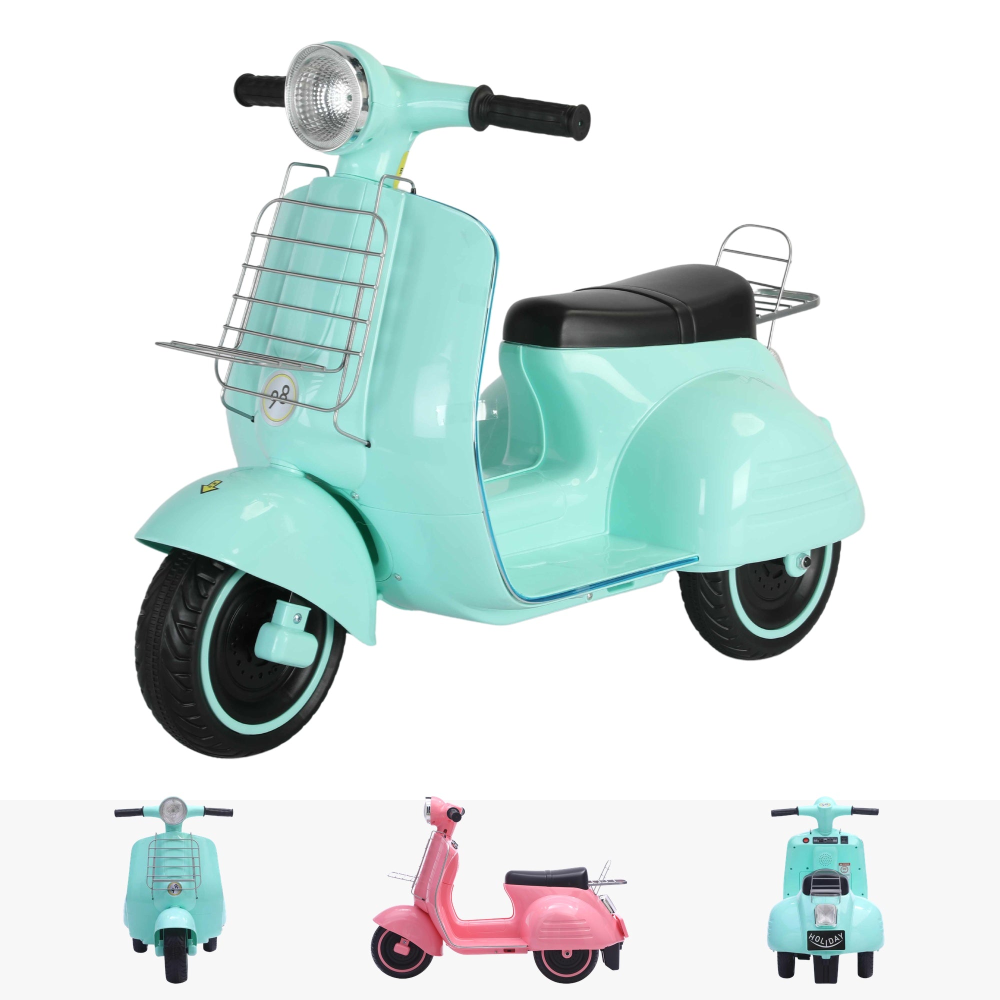 RiiRoo BellaScoot Electric Kids Ride-On Scooter 12V