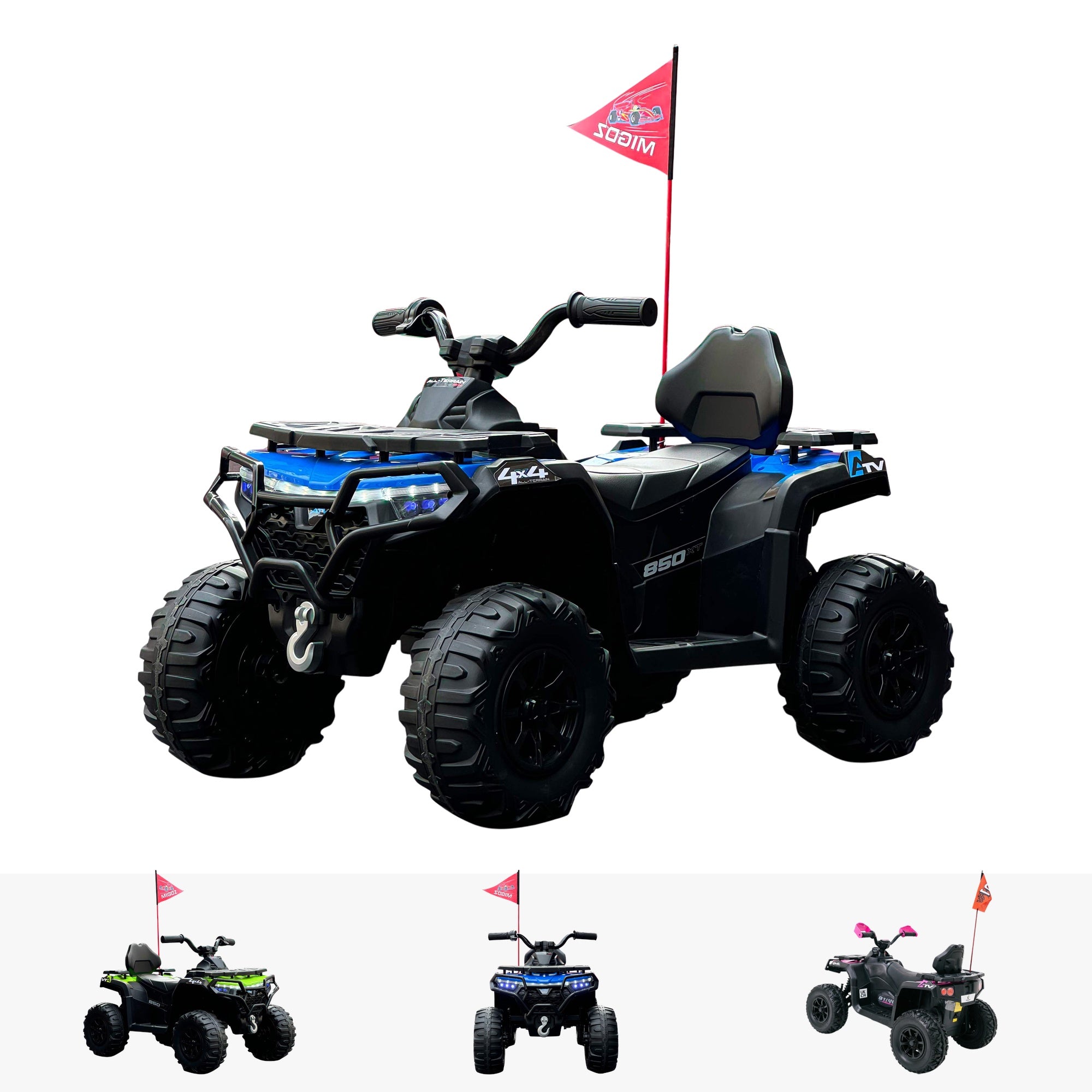 RiiRoo ShadowForce Electric Kids Ride-On Quad 12V
