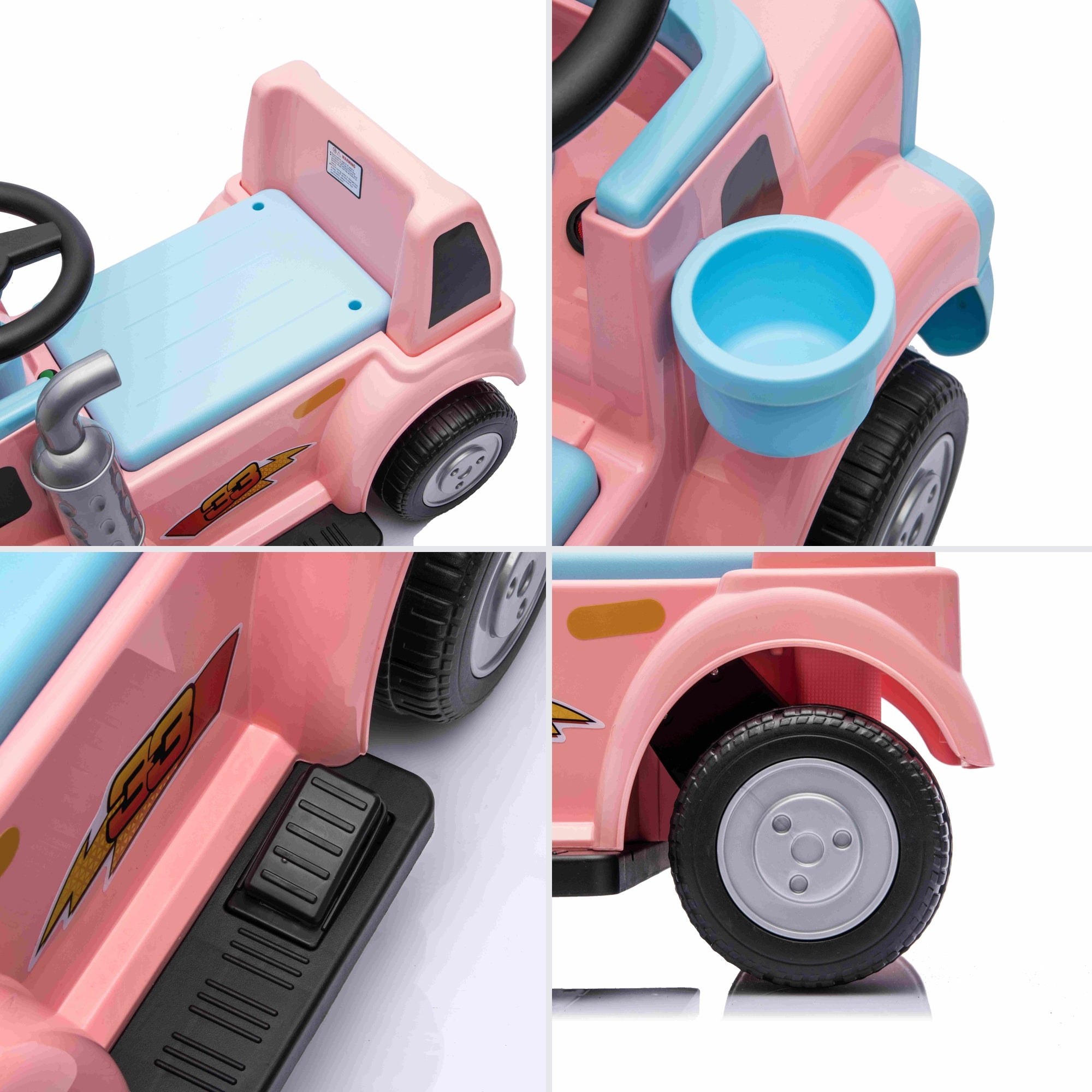 RiiRoo SmileyTruck Kids Ride-On Truck 12V