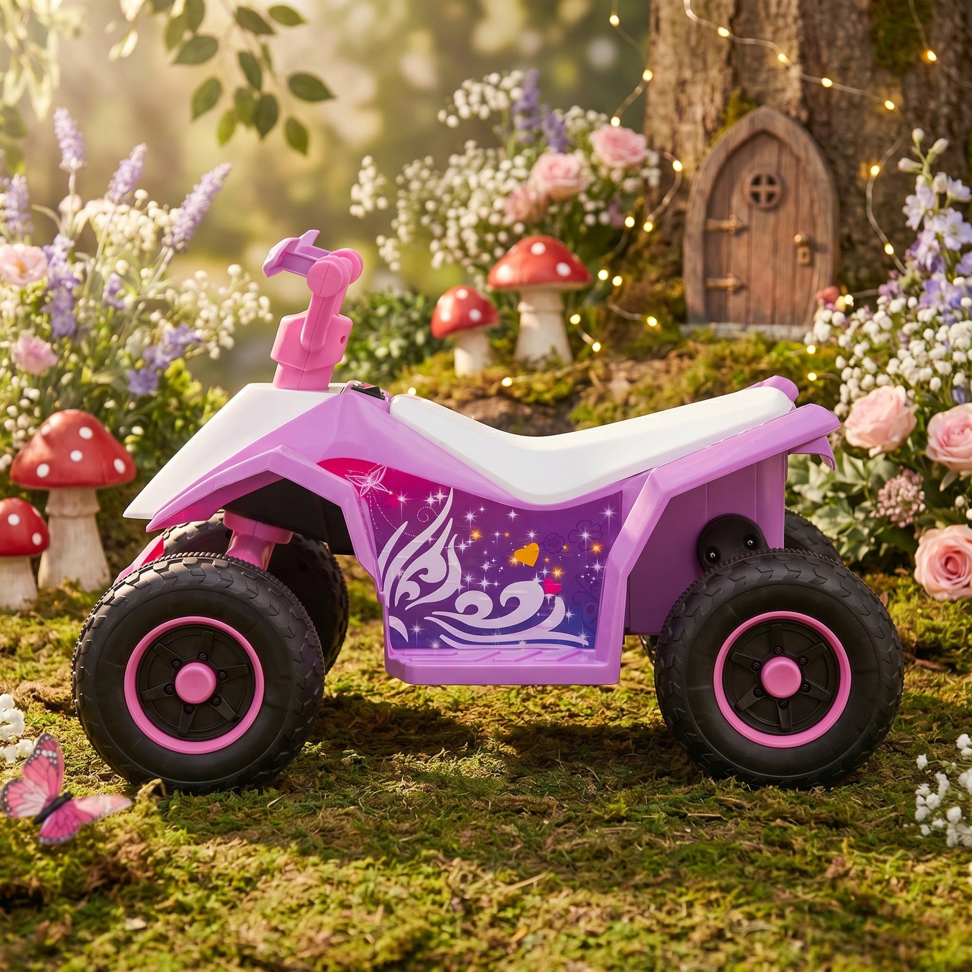 RiiRoo SparkleQuad Electric Kids Ride-On Quad Bike