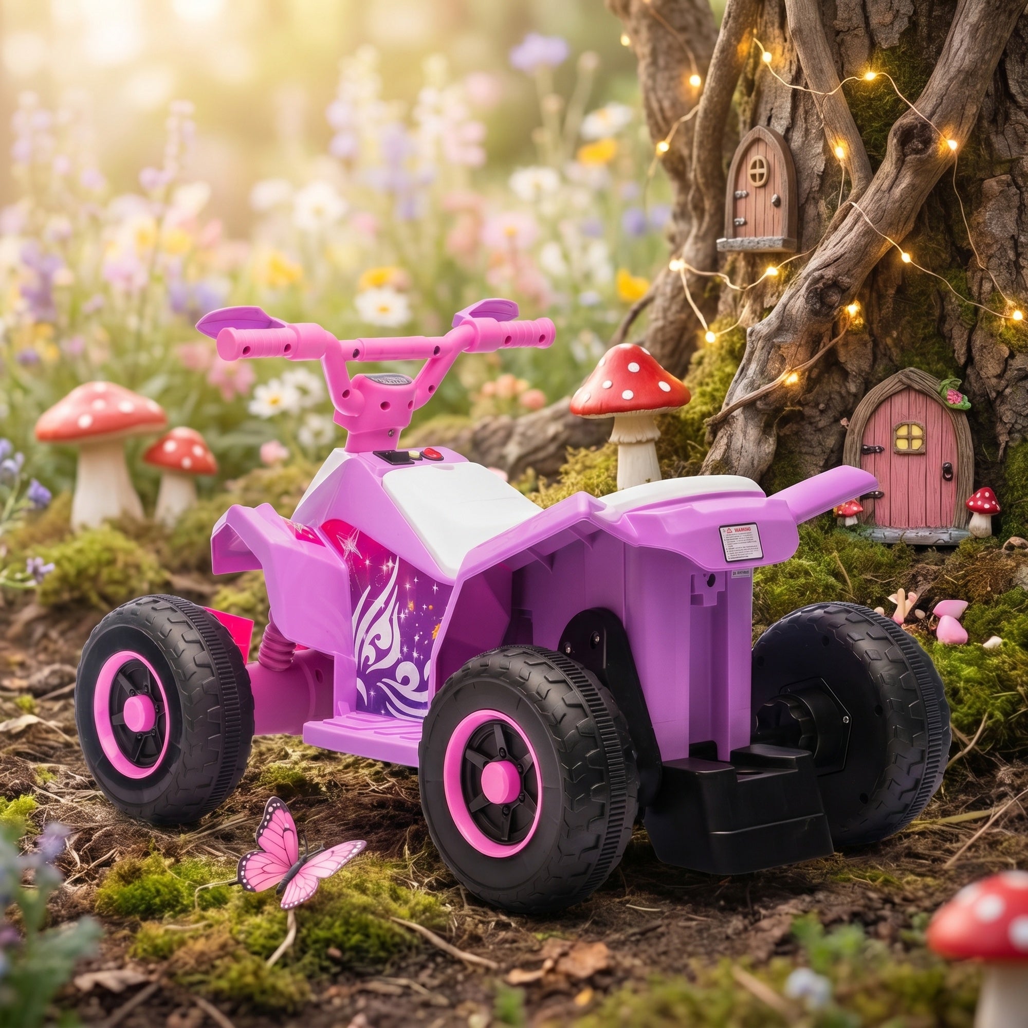 RiiRoo SparkleQuad Electric Kids Ride-On Quad Bike
