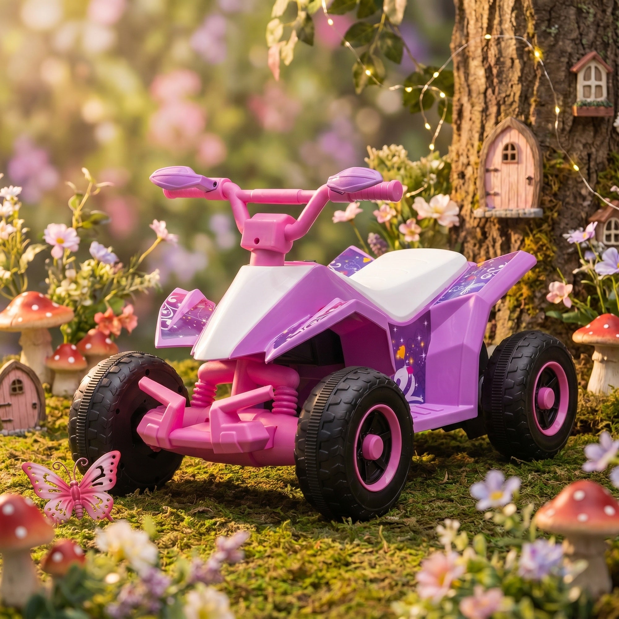 RiiRoo SparkleQuad Electric Kids Ride-On Quad Bike