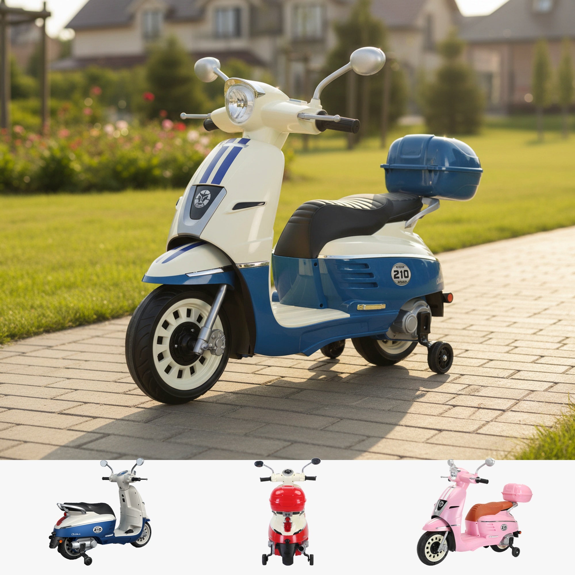 VoltRider 12V Kids Electric Ride-On Scooter