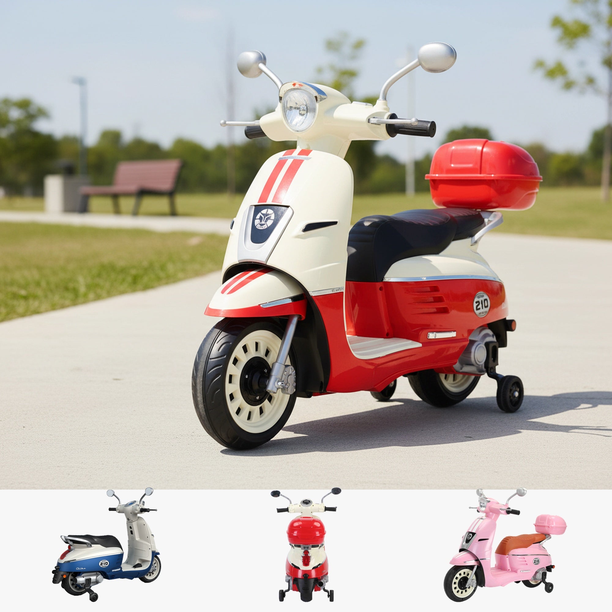 VoltRider 12V Kids Electric Ride-On Scooter