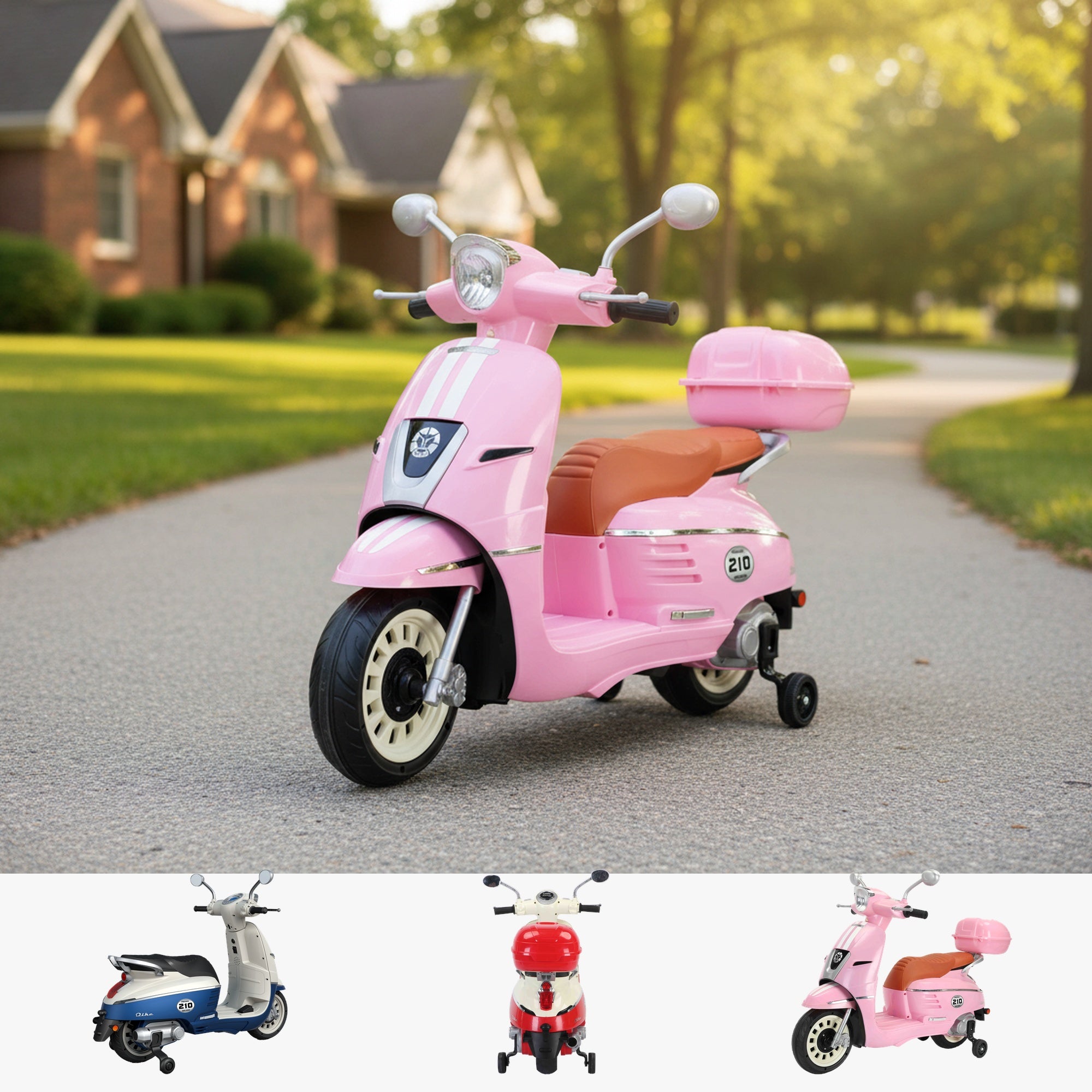 VoltRider 12V Kids Electric Ride-On Scooter
