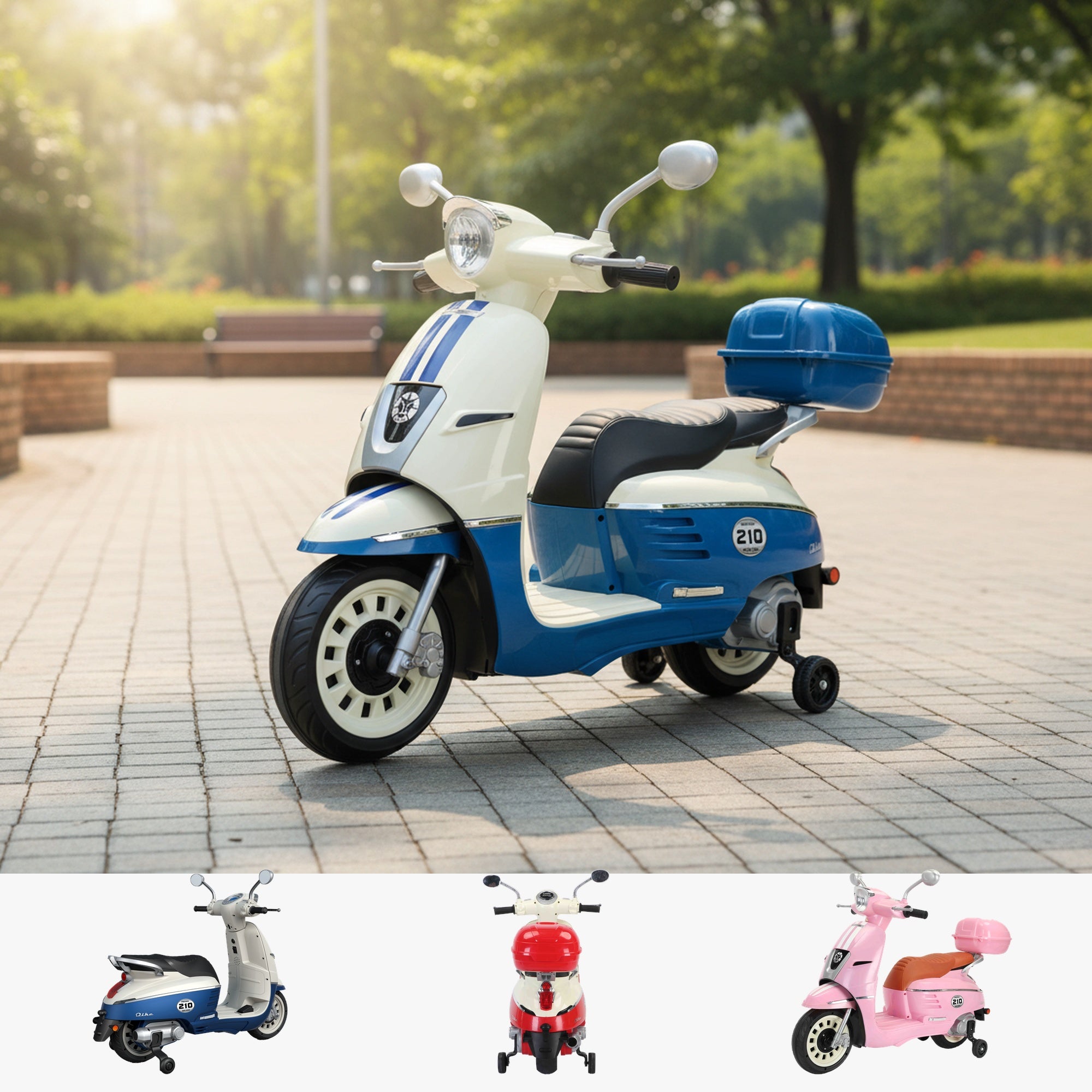 VoltRider 12V Kids Electric Ride-On Scooter