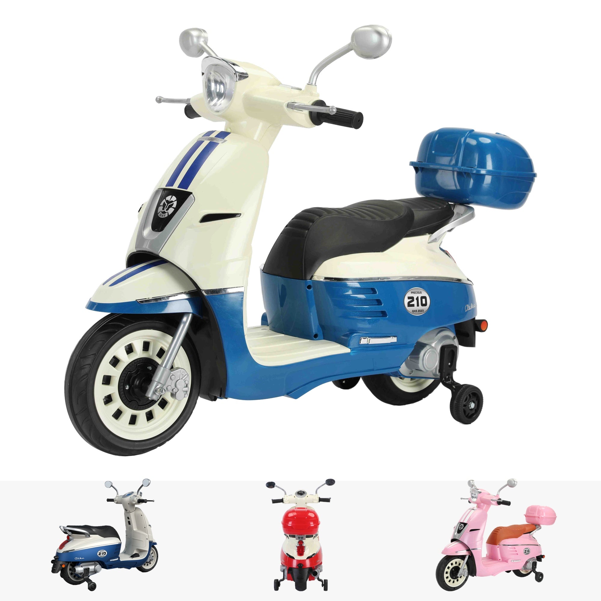 VoltRider 12V Kids Electric Ride-On Scooter