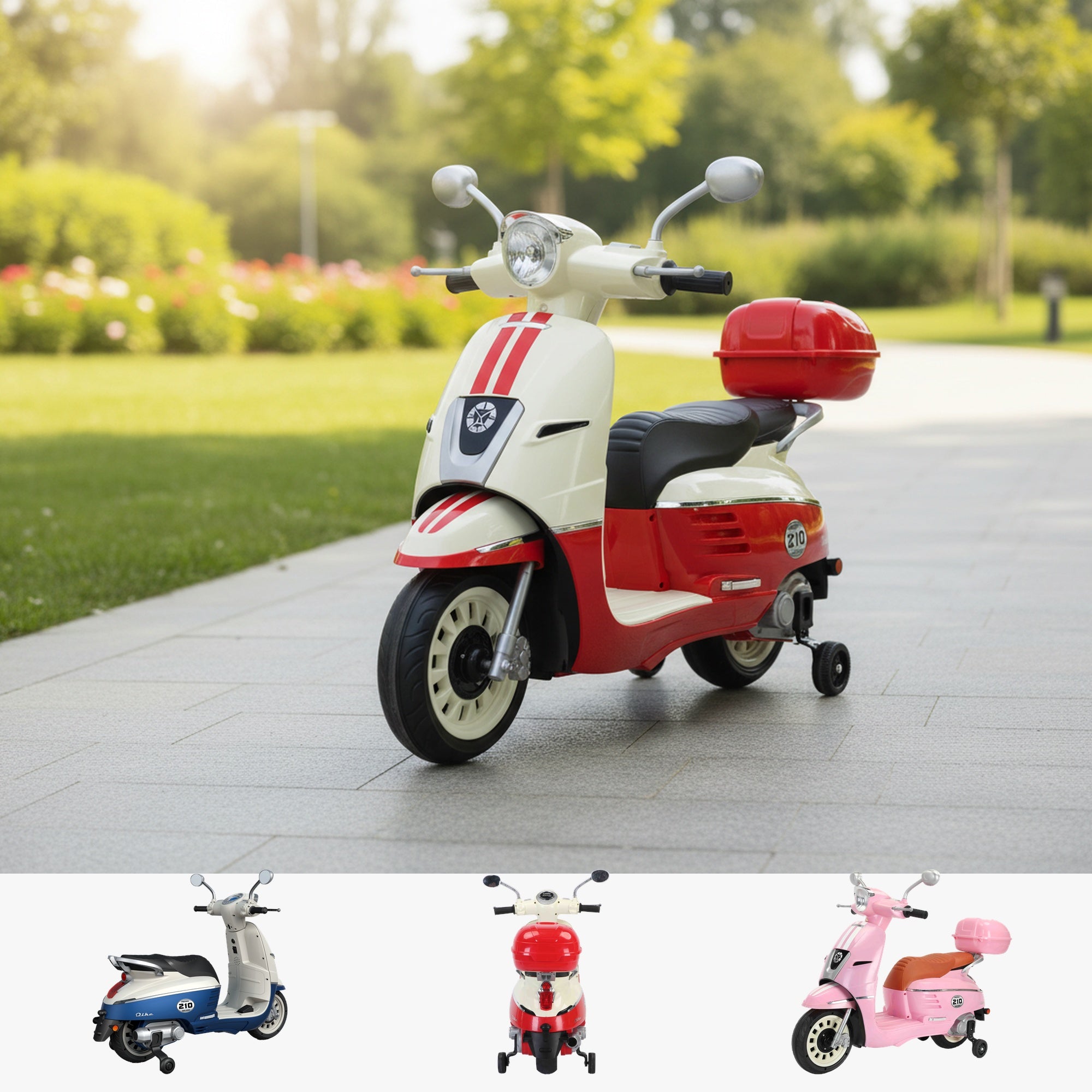 VoltRider 12V Kids Electric Ride-On Scooter