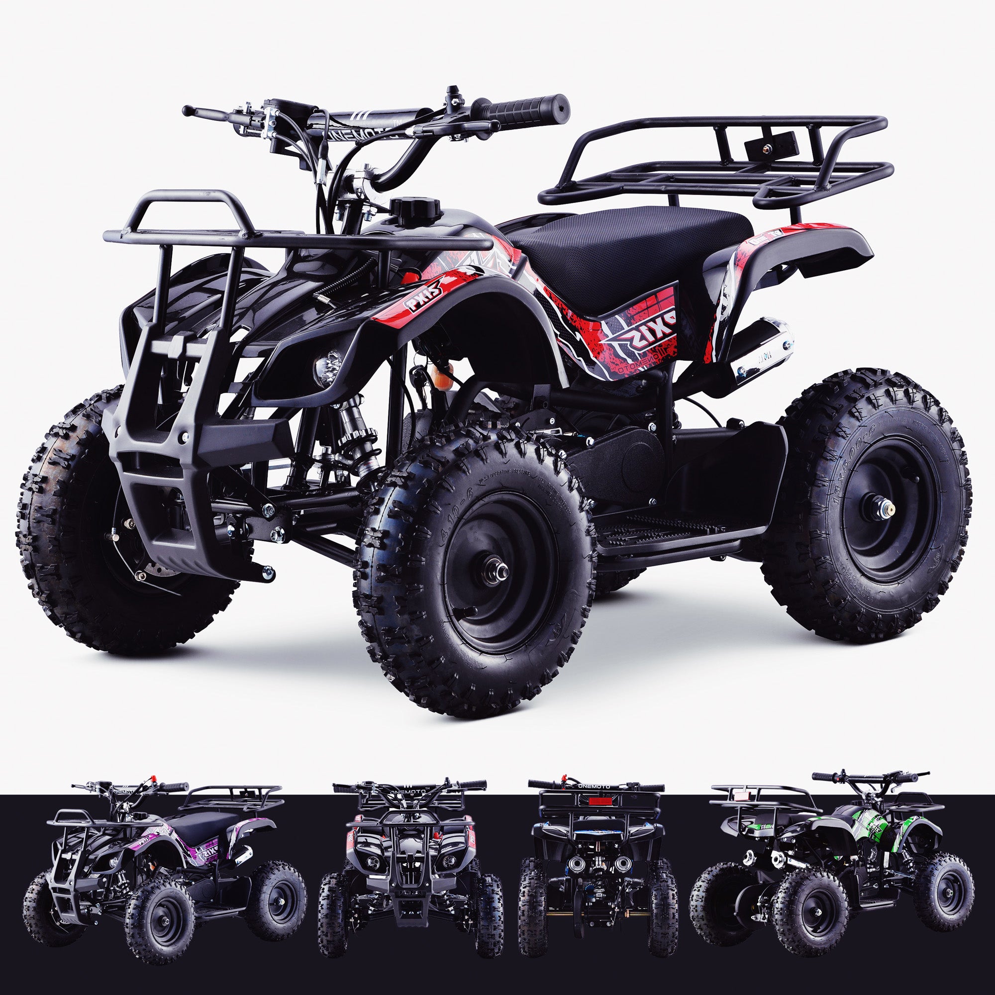 50cc 2-Stroke Kids Mini Petrol ATV Quad Bike OneATV™ PX1S