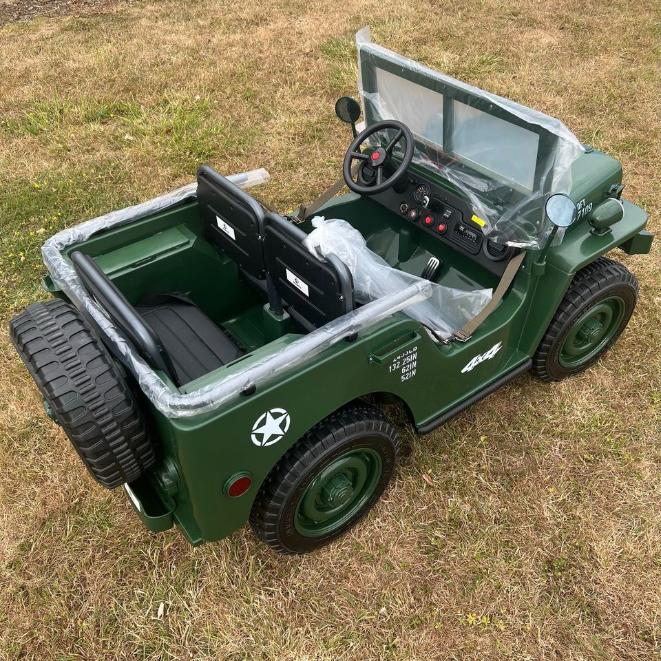 RiiRoo 24V 4WD Off-Road Army Jeep