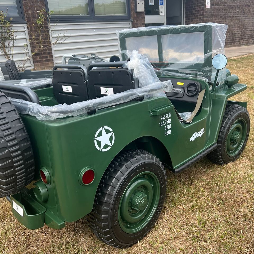 RiiRoo 24V 4WD Off-Road Army Jeep