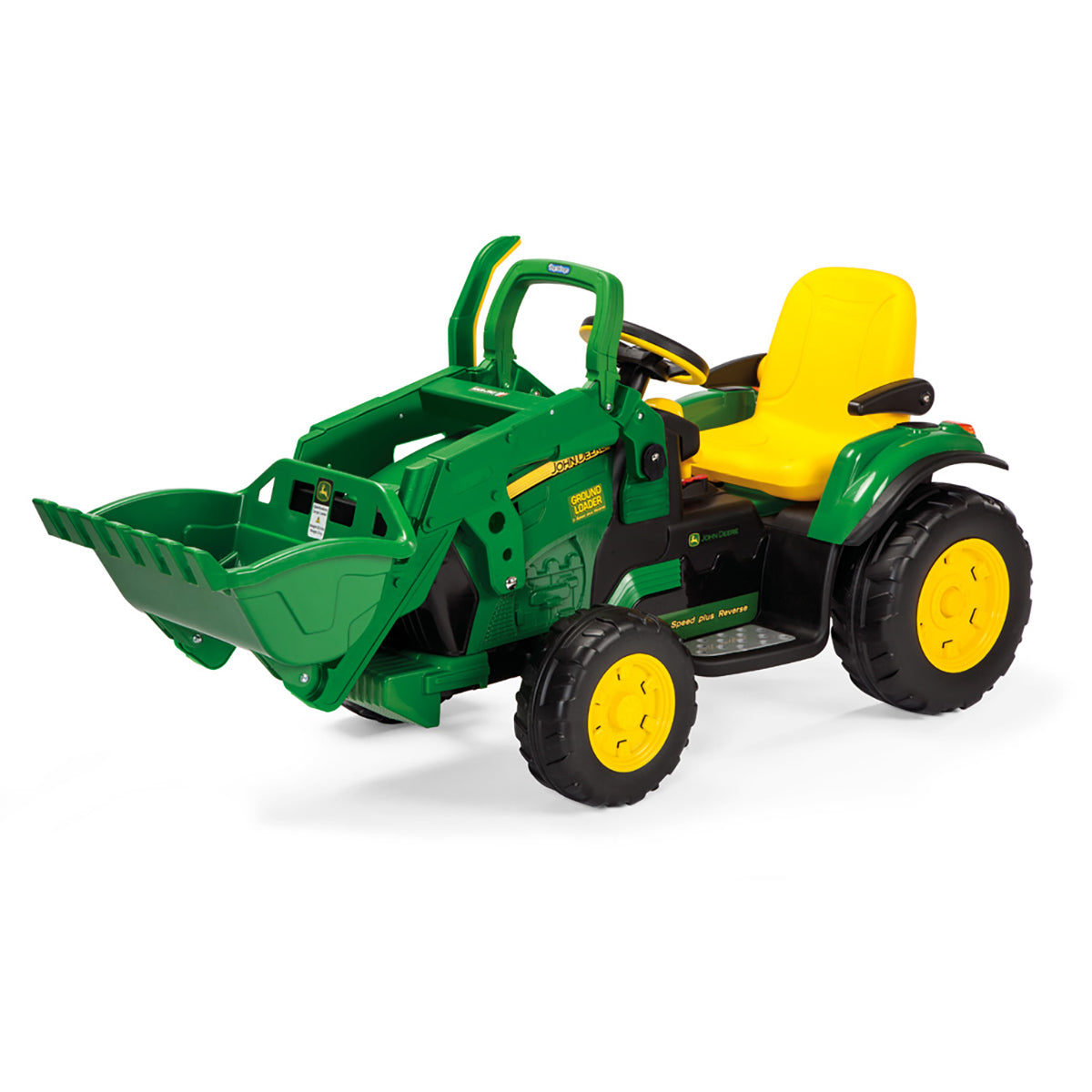Peg Perego John Deere Ground Loader - Green & Yellow