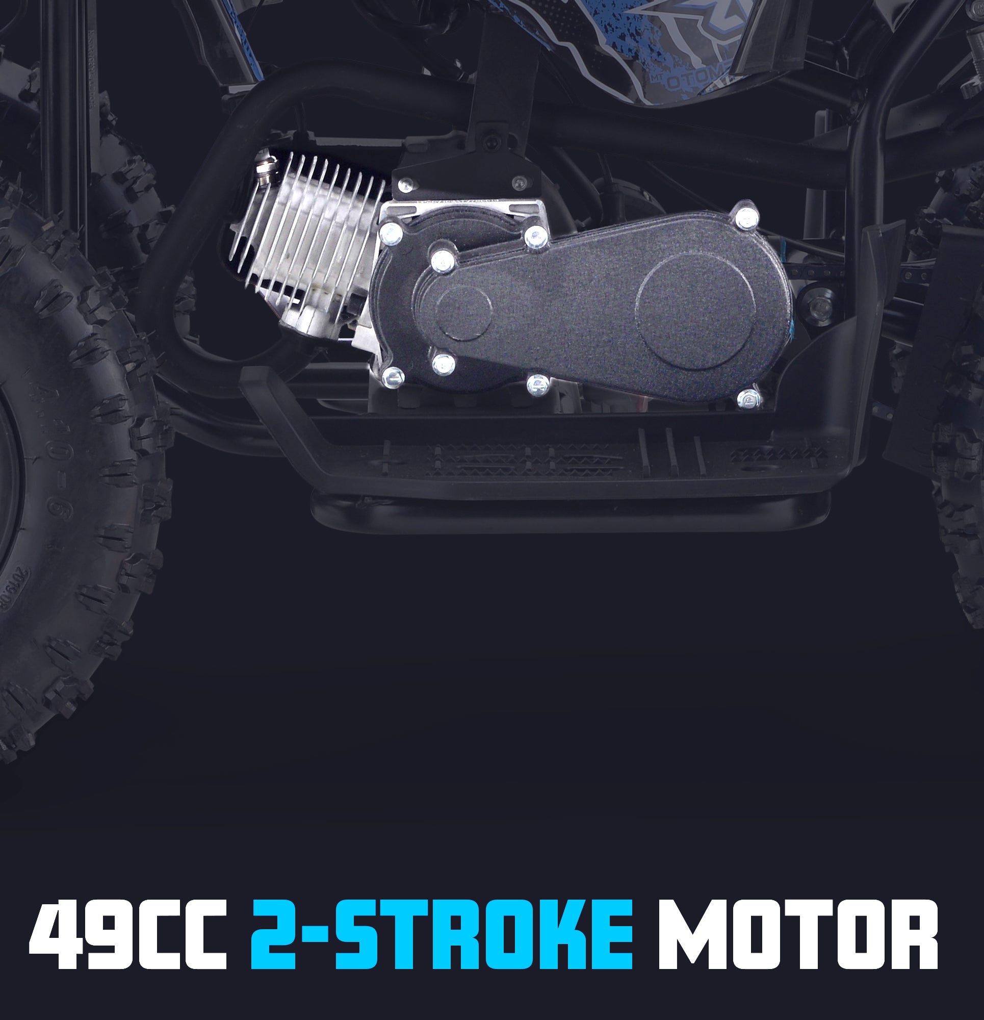 50cc 2-Stroke Kids Mini Petrol ATV Quad Bike | OneATV™ | PX1S