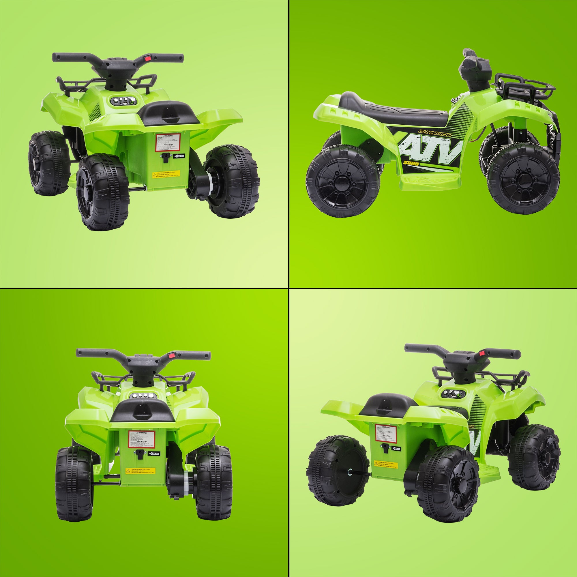 Kids Electric QuadMini Quad Bike Electric Battery Ride on Quad-Green-Collage-2.jpg