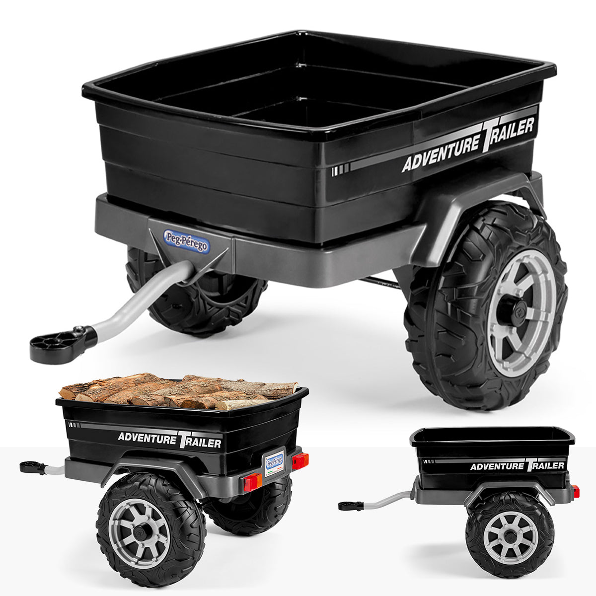 Peg Perego Adventure Trailer - Black