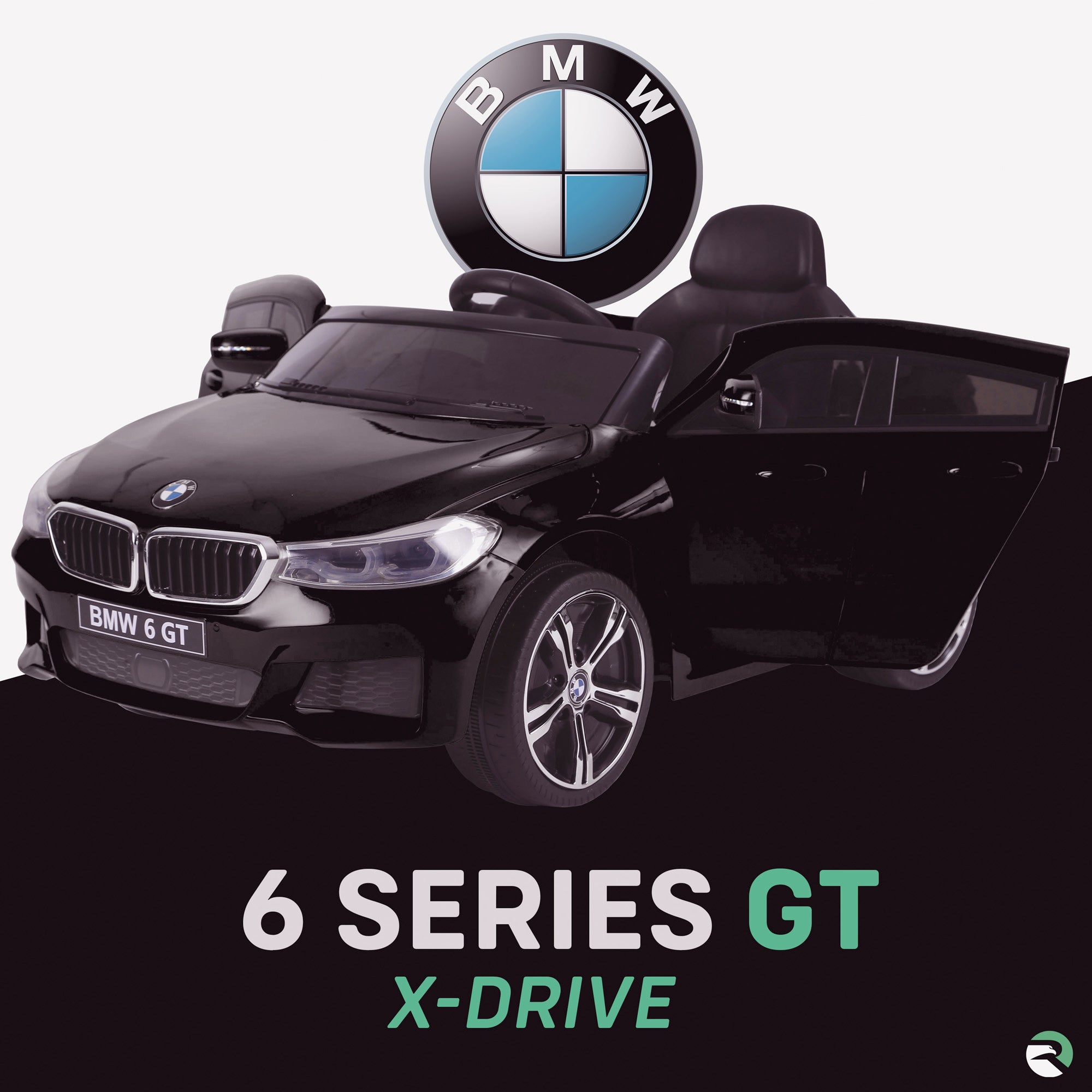 kids 12v electric bmw 6 series gt x drive 2019 battery operated kids ride on car with parental remote control black 1 m sport licensed