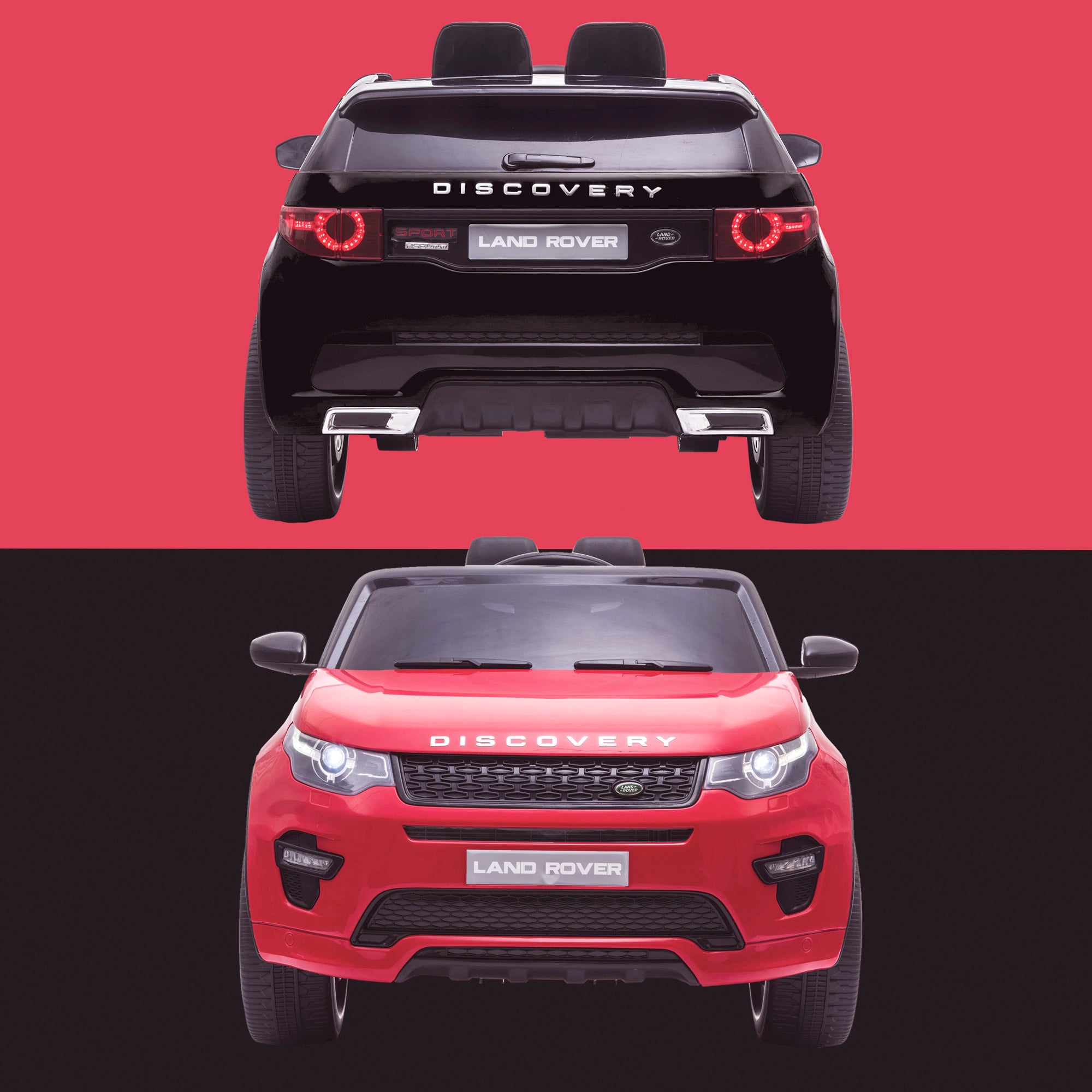 kids 12v electric land rover discovery 2019 battery operated kids ride on car jeep with parental remote control black red hse sport