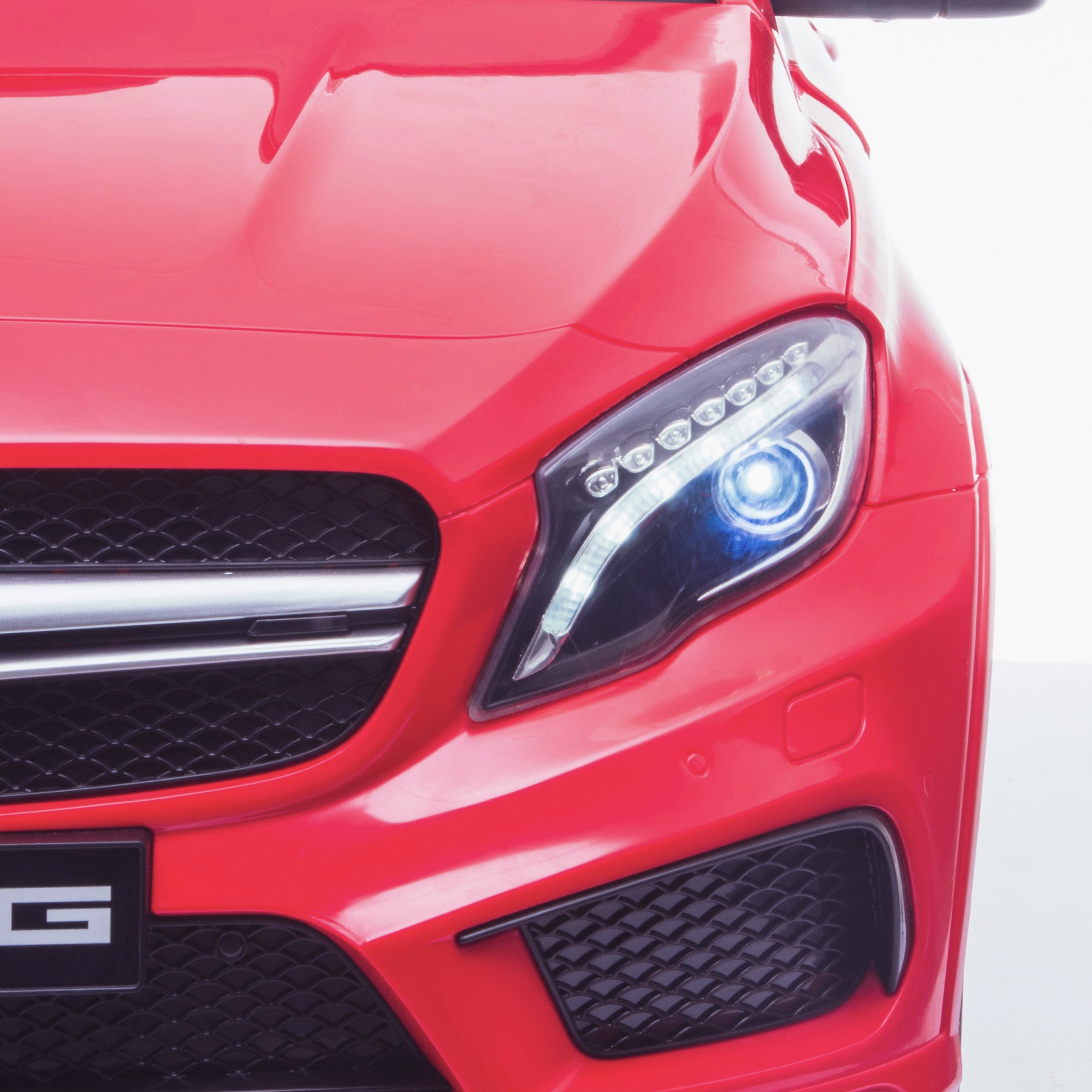 kids 12v electric mercedes gla 43 amg car licesend battery operated ride on car with parental remote control main2 front lights 45 licensed 2wd