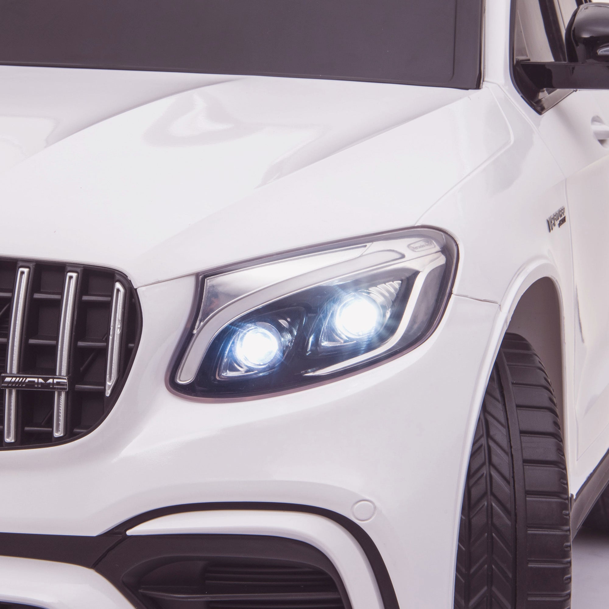 kids 12v electric mercedes glc 63s coupe battery car jeep pick up battery operated ride on car with parental remote control front light detail benz amg licensed 2wd