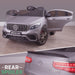 kids 12v electric mercedes glc 63s coupe battery car jeep pick up battery operated ride on car with parental remote control mat gray front angle lights off benz amg licensed 2wd