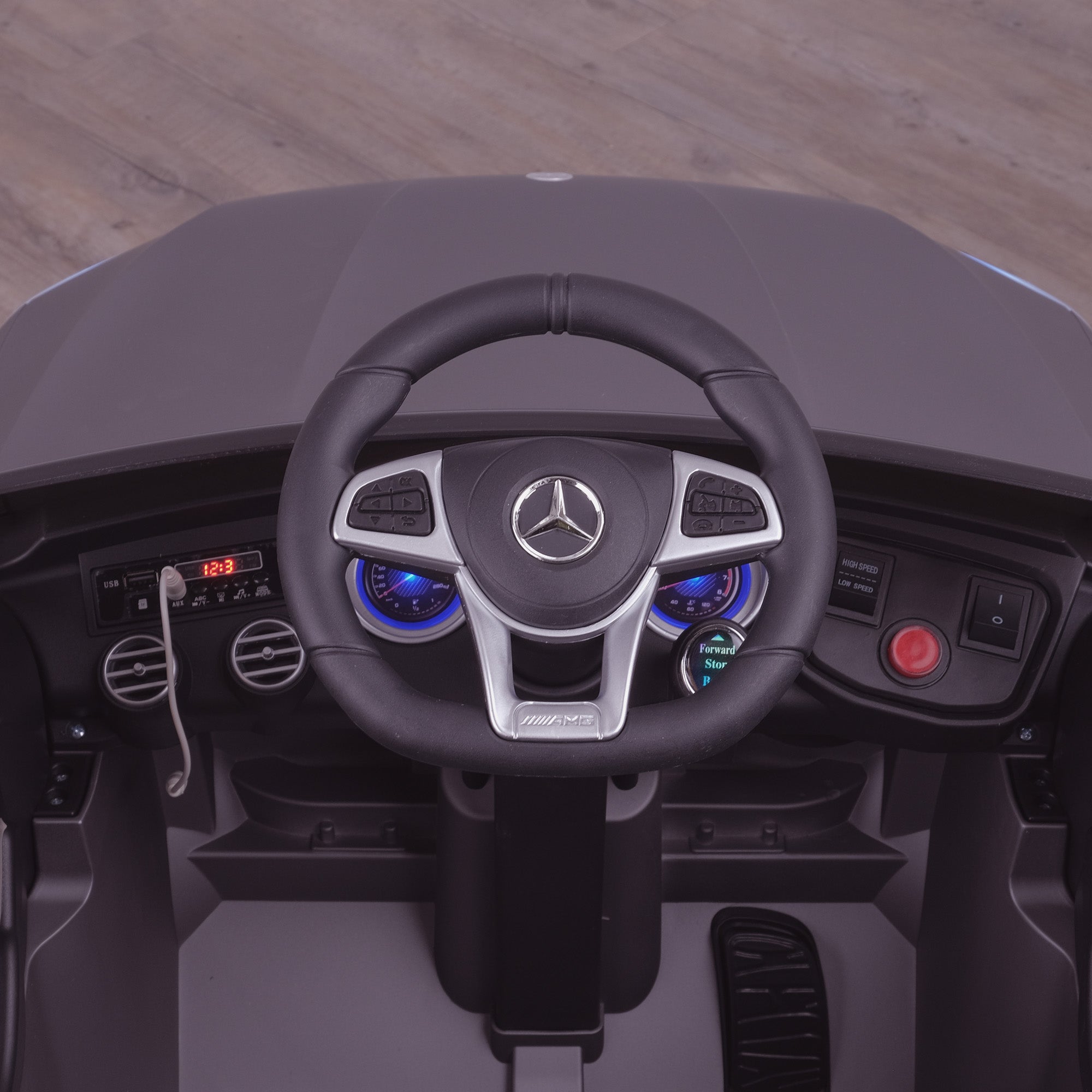 kids 12v electric mercedes glc 63s coupe battery car jeep pick up battery operated ride on car with parental remote control mat gray front steering wide benz amg licensed 2wd