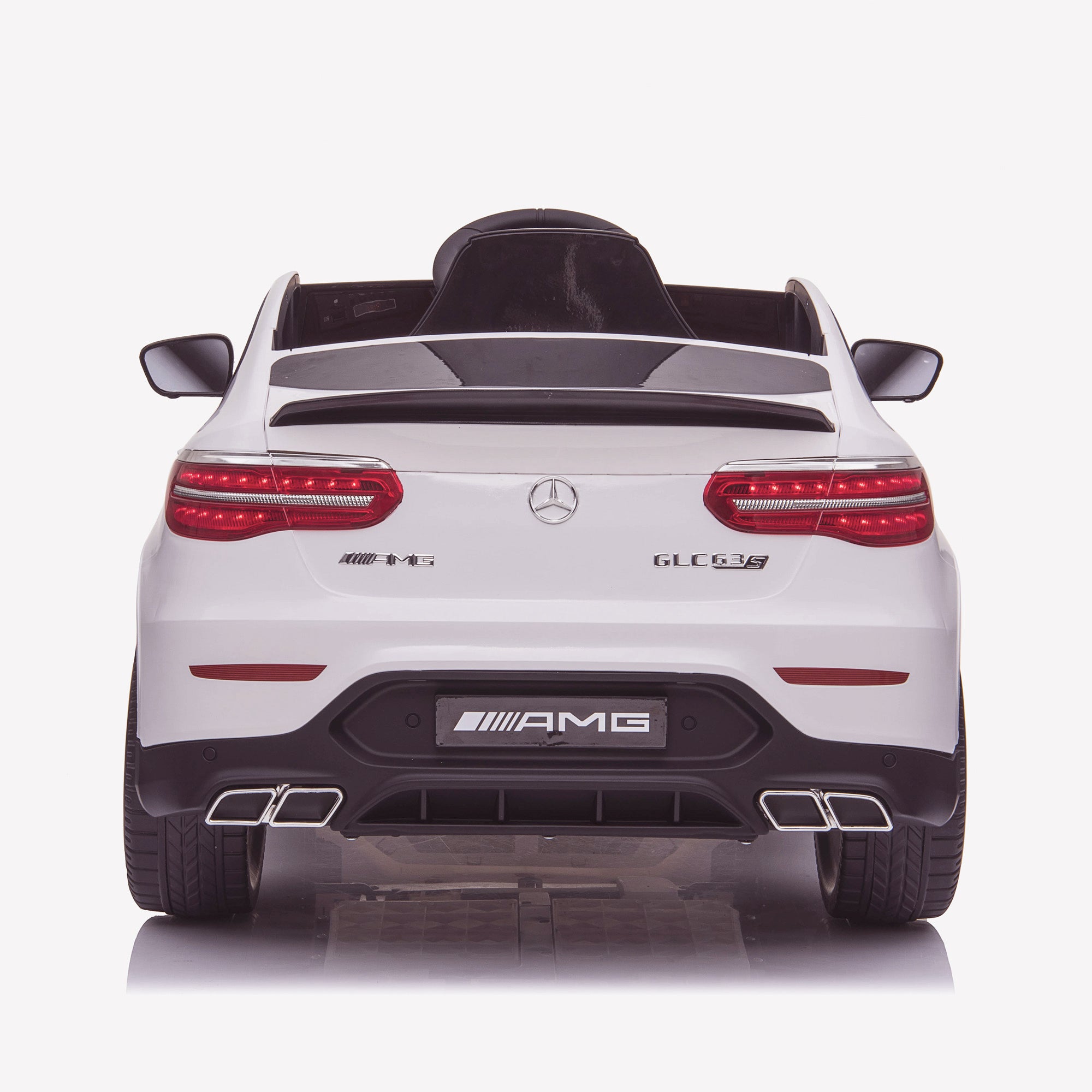 kids 12v electric mercedes glc 63s coupe battery car jeep pick up battery operated ride on car with parental remote control rear direct white benz amg licensed 2wd