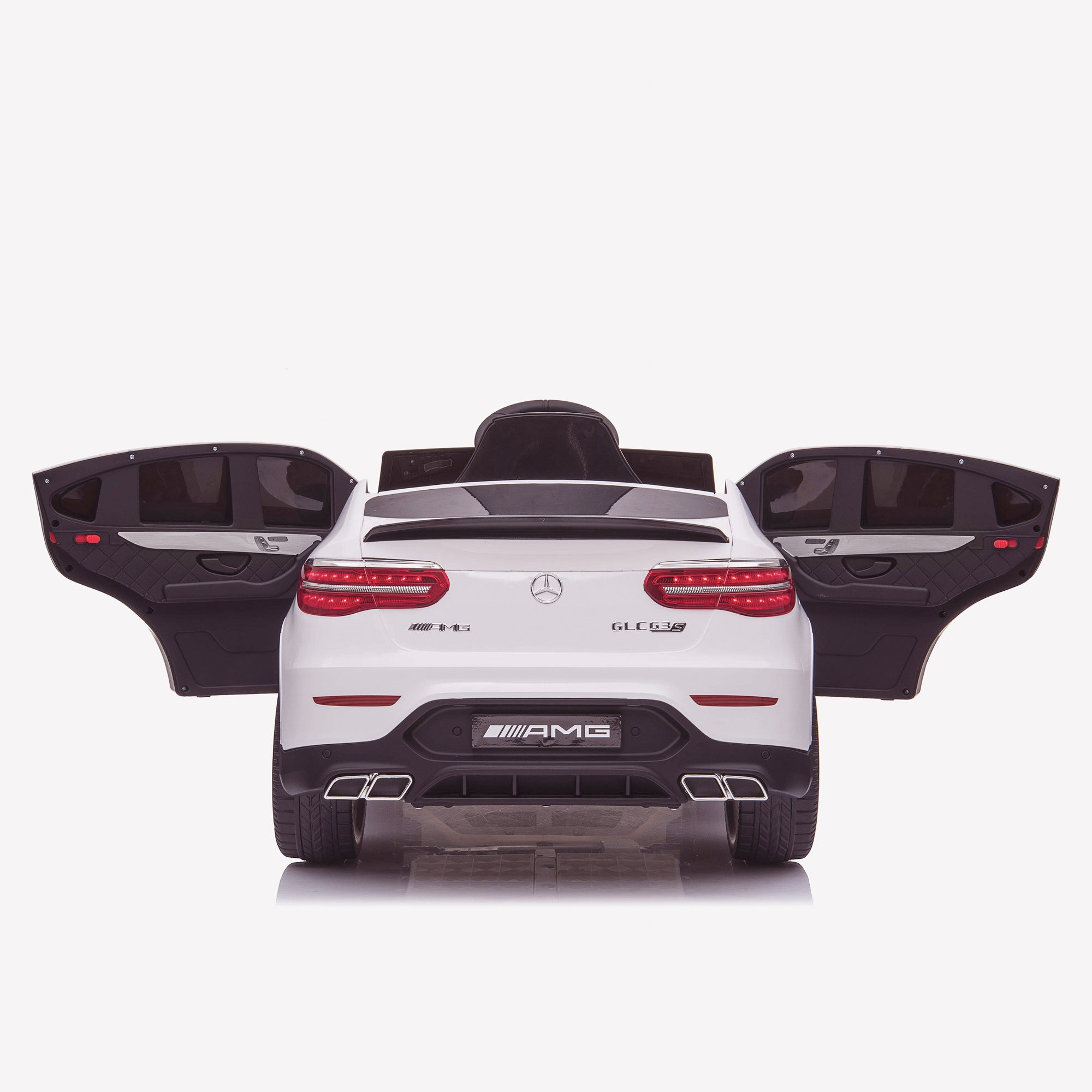 kids 12v electric mercedes glc 63s coupe battery car jeep pick up battery operated ride on car with parental remote control rear doors open benz amg licensed 2wd