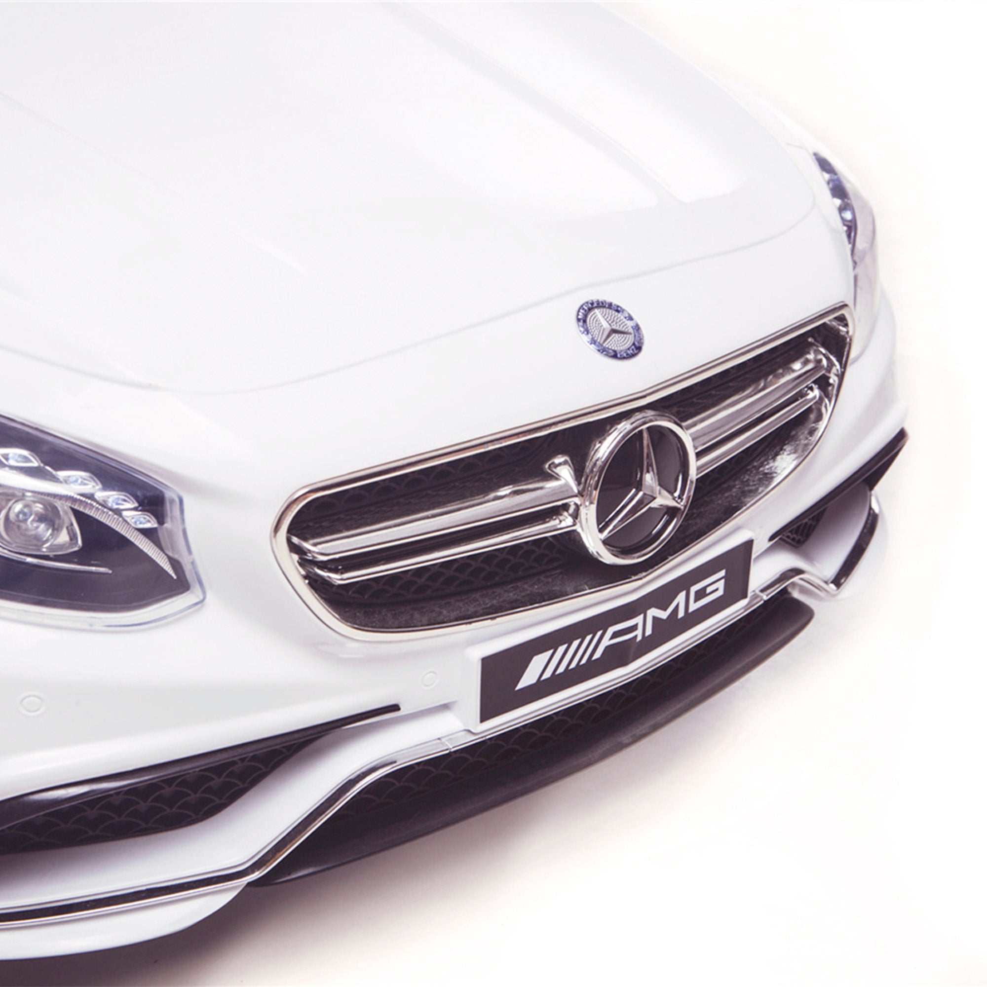 kids 12v electric mercedes s63 amg car licesend battery operated ride on car with parental remote control main front grille 2wd