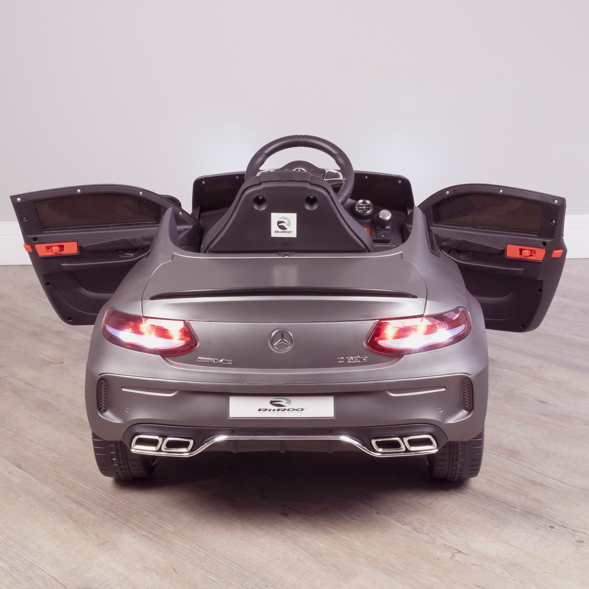 kids 12v mercedes benz c63s amg electric ride on car 2801 riiroo licensed c63 battery remote music