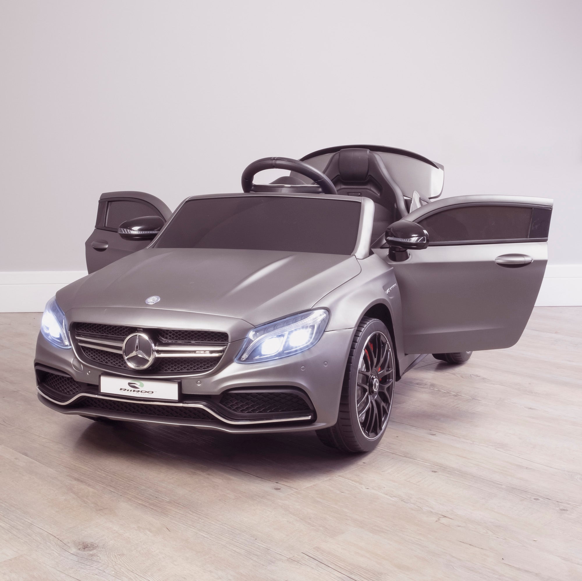 kids 12v mercedes benz c63s amg electric ride on car 2846 riiroo licensed c63 battery remote music