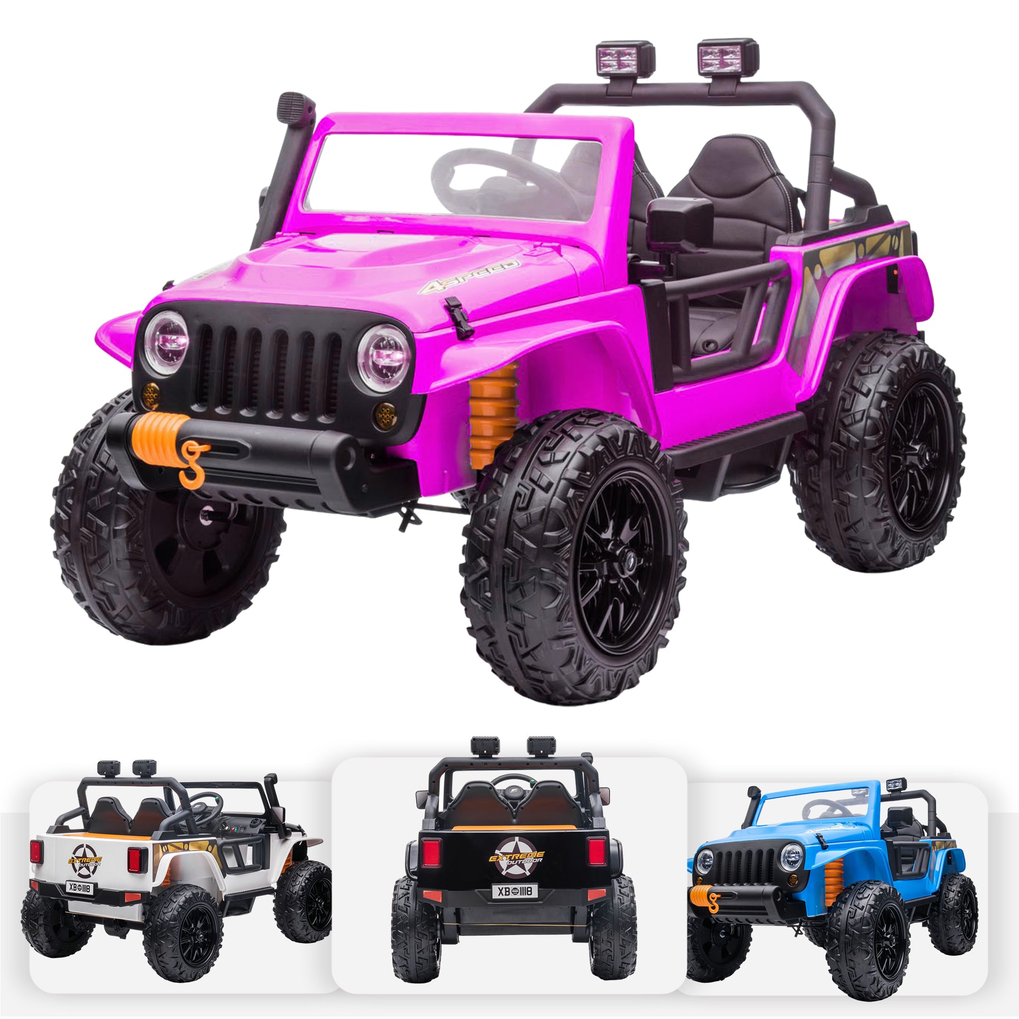 Elektrisches Kinderauto Jeep mit 4 Geschwindigkeiten