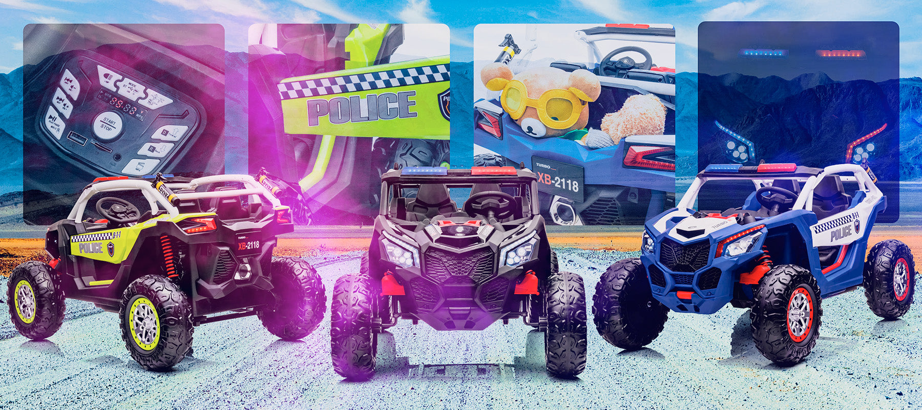 RiiRoo Polizei-UTV-Buggy