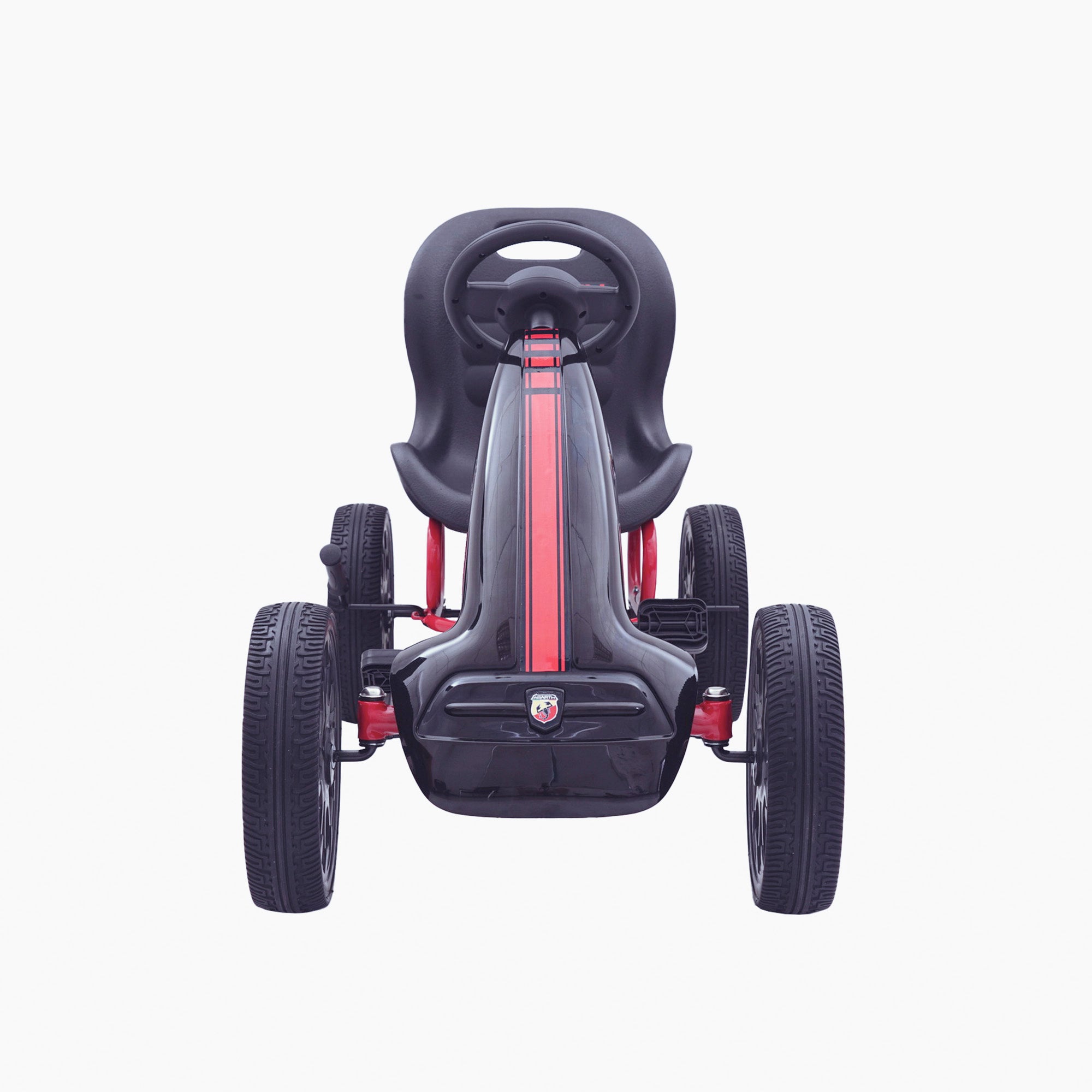 kids abarth ride on pedal go kart pedal powered ride on black 6 scorpion