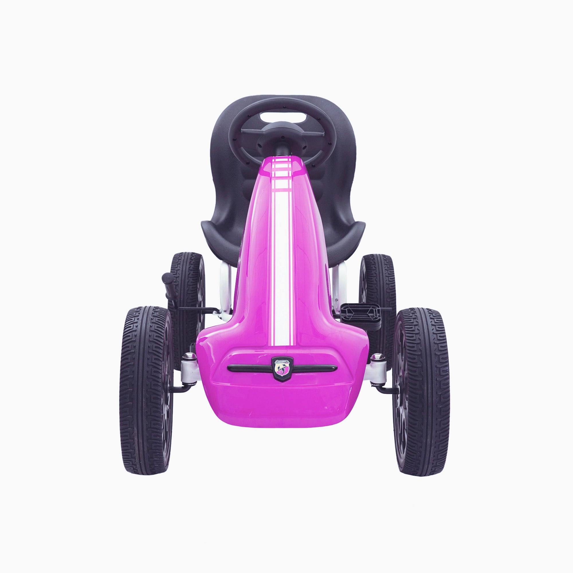 kids abarth ride on pedal go kart pedal powered ride on pink 6 scorpion