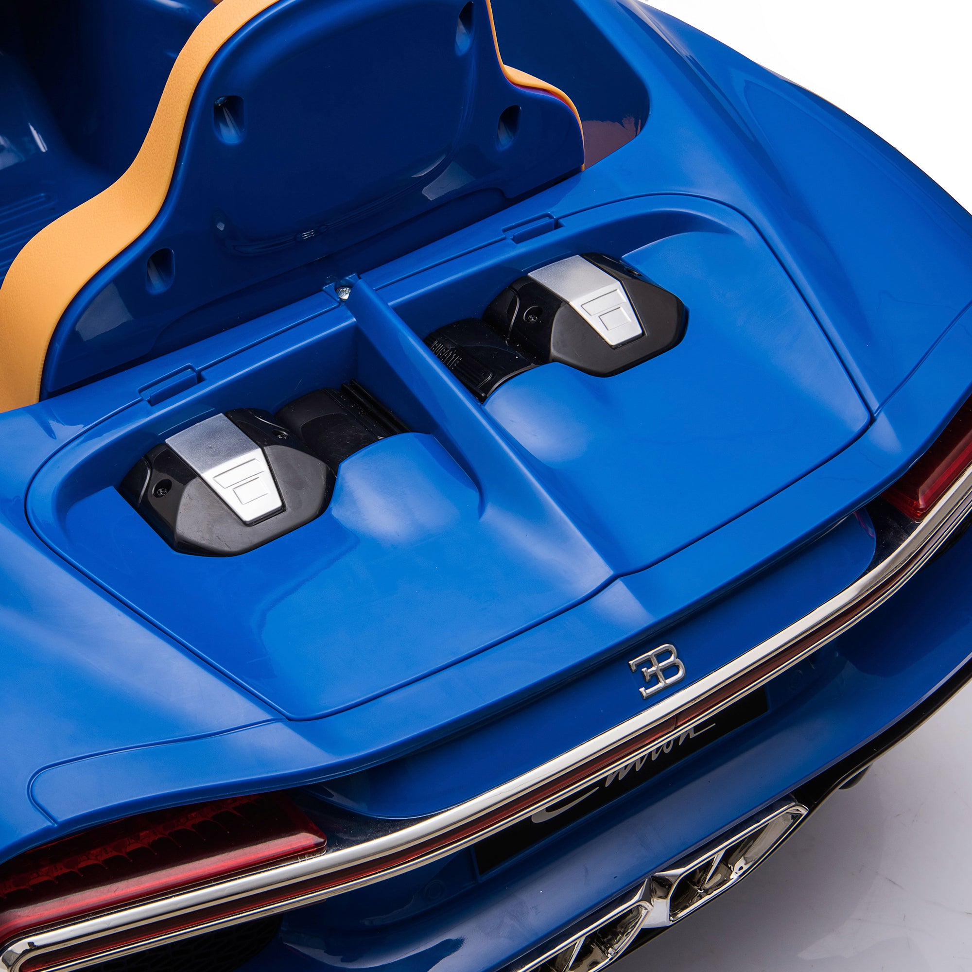 kids bugatti chiron licensed electric ride on car 12v