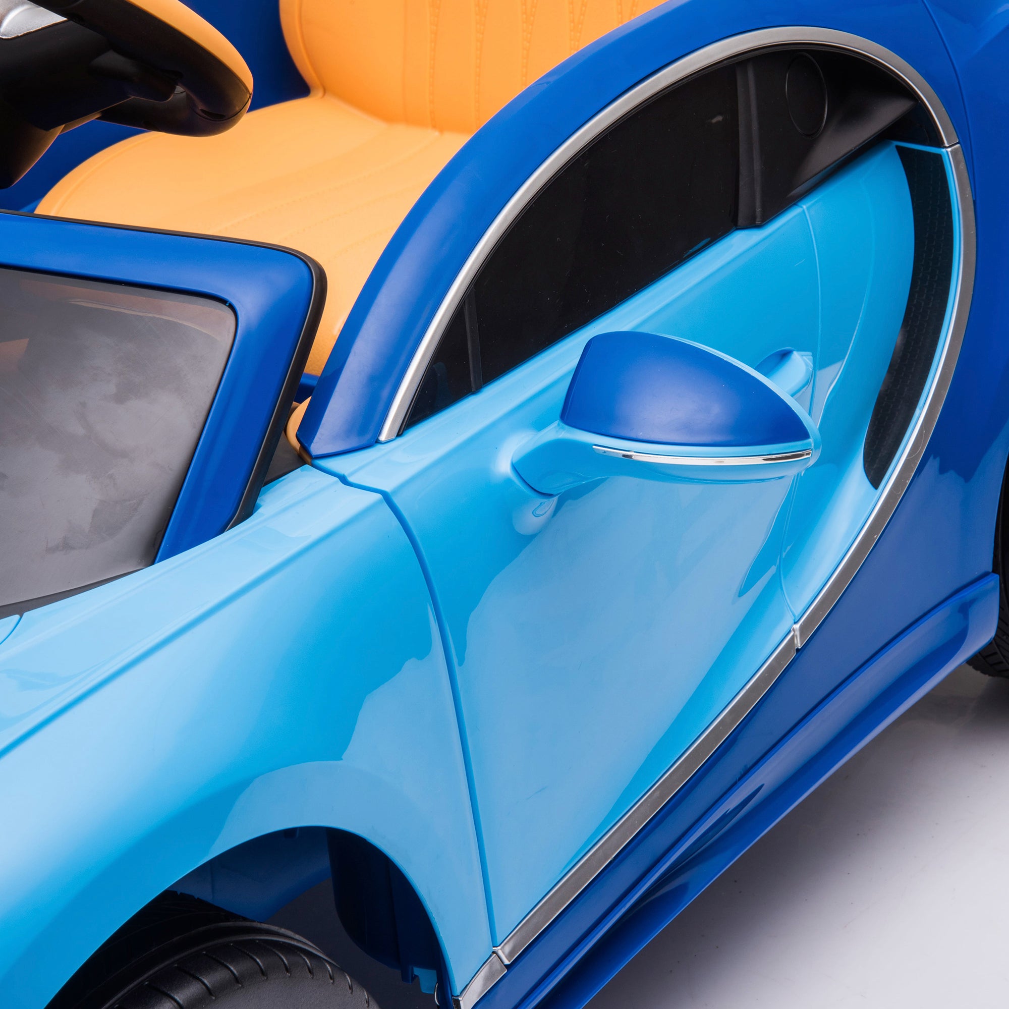 kids bugatti chiron licensed electric ride on car 12v