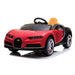 kids bugatti chiron licensed electric ride on car red 12v