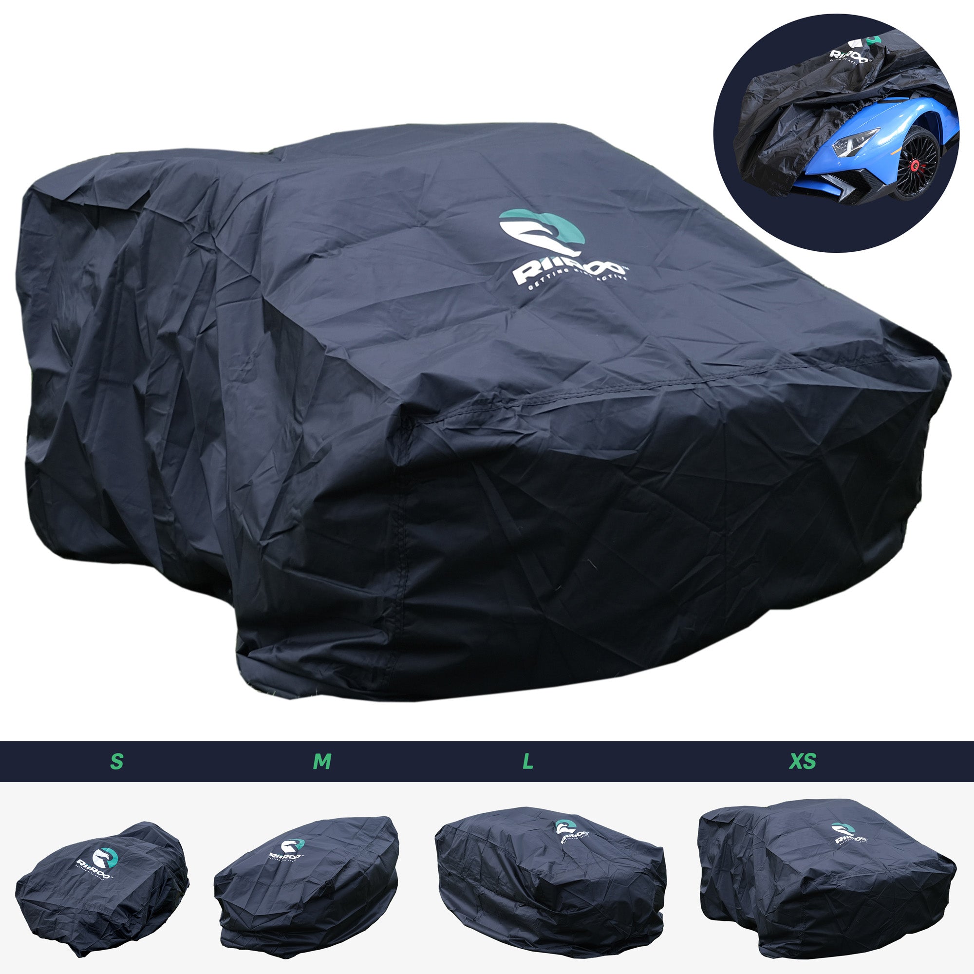 kids electric ride on cars rain dust cover extra large 0 riiroo car motorbike quad and