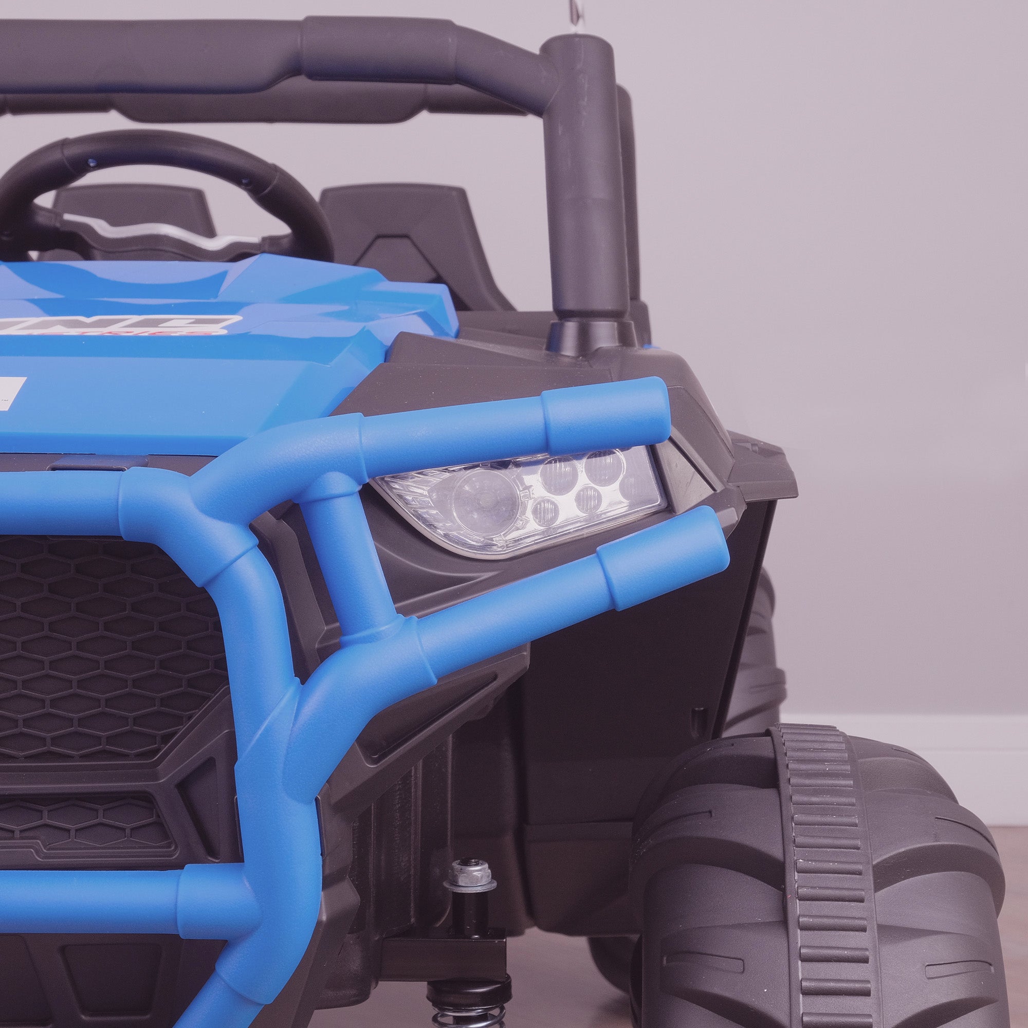 kids electric ride on utv mx battery operated ride on car utv quad with parental remote control 12v front light close up riiroo maxpow 2s buggy 2wd