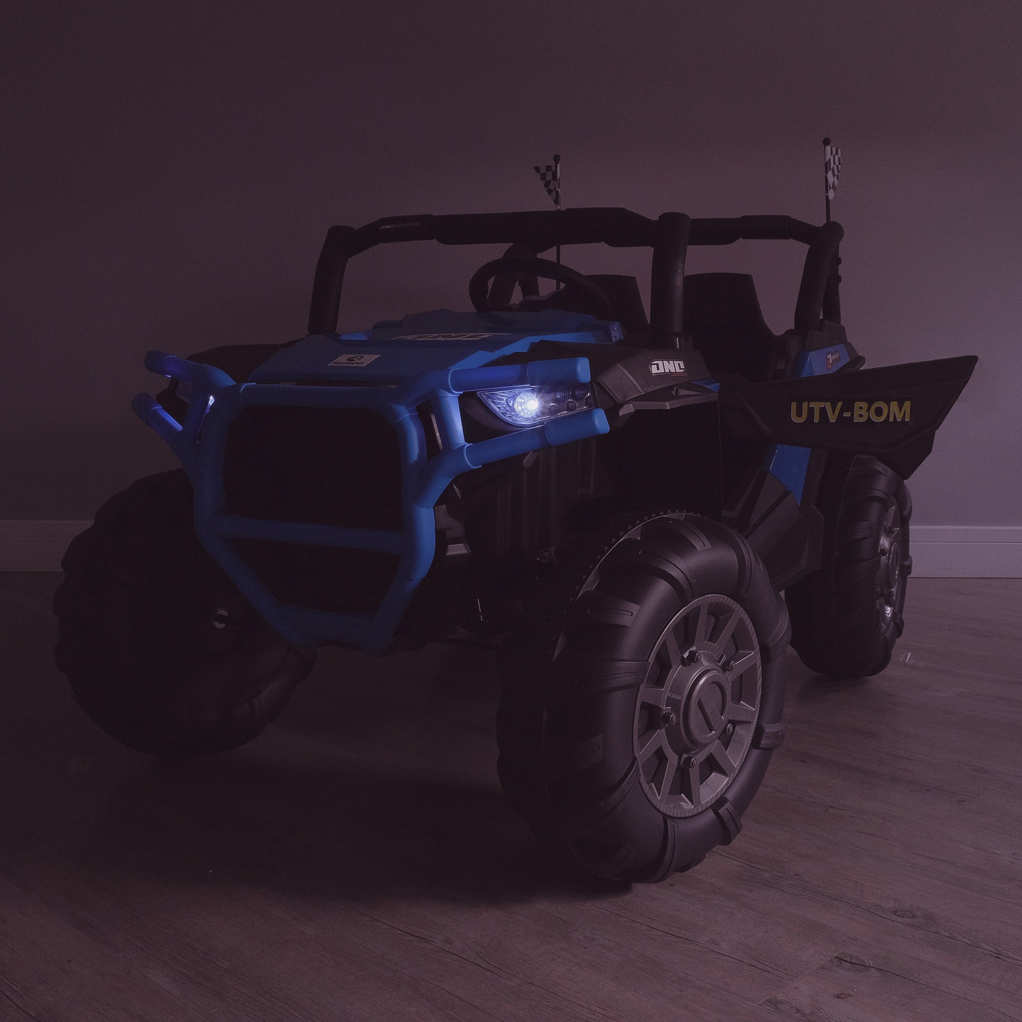 kids electric ride on utv mx battery operated ride on car utv quad with parental remote control 12v lights night riiroo maxpow 2s buggy 2wd