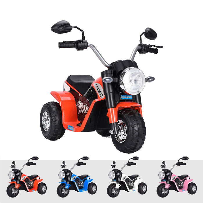 kids harley style chopper motorbike battery electric ride bike red2 Red ducati scrambler ride on motorbike