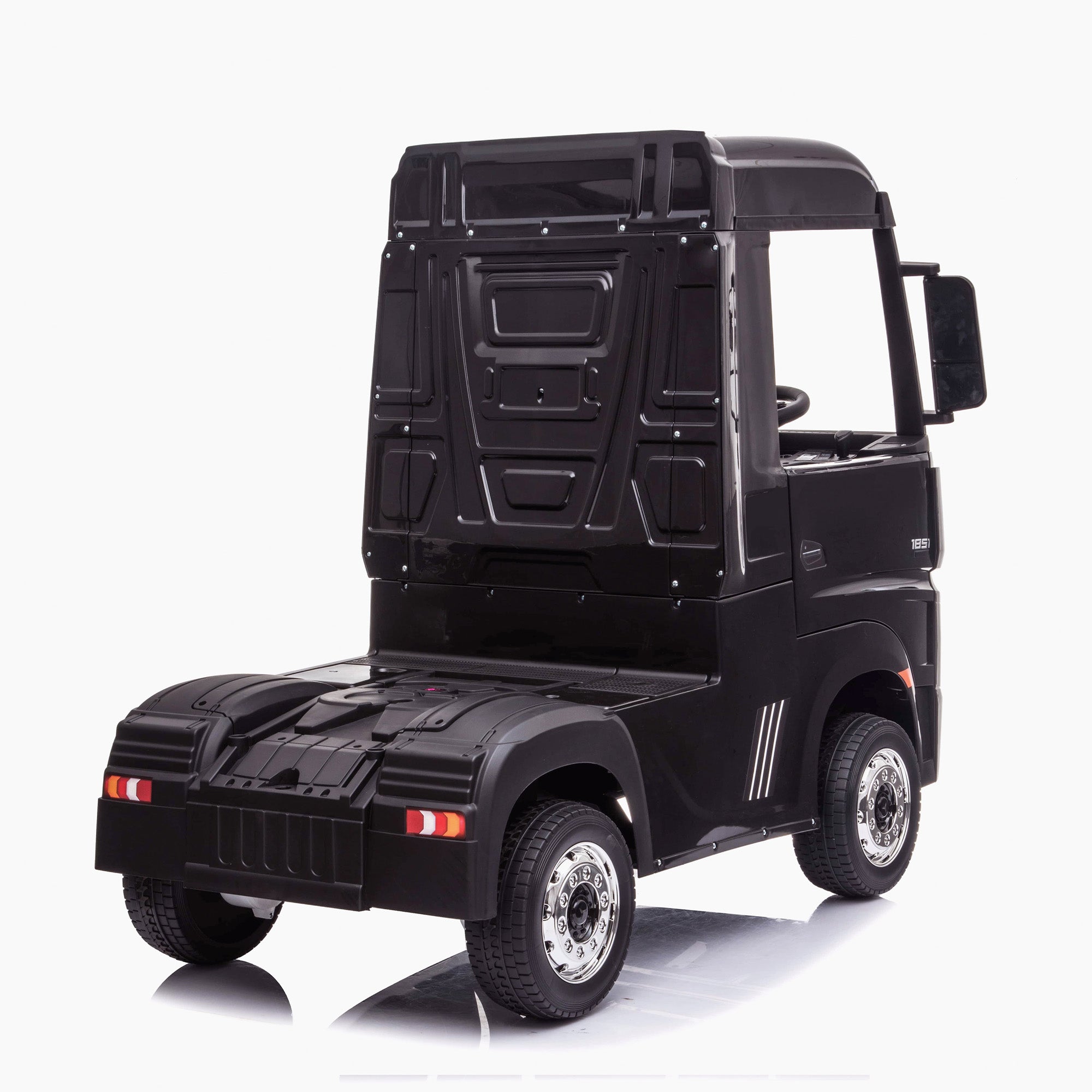 kids mercedes actros licensed ride on electric truck battery operated power wheels with parental remote control main black rear benz 24v 4wd