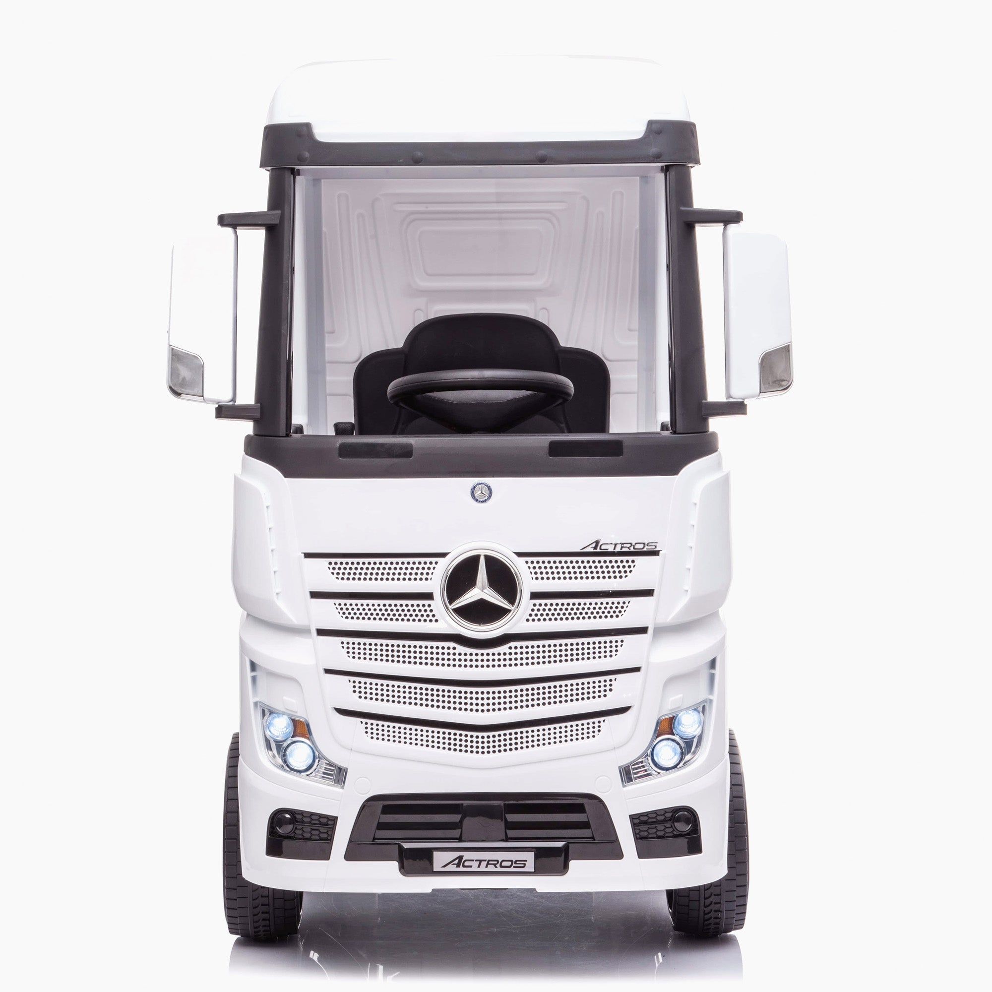 kids mercedes actros licensed ride on electric truck battery operated power wheels with parental remote control main front direct benz 24v 4wd